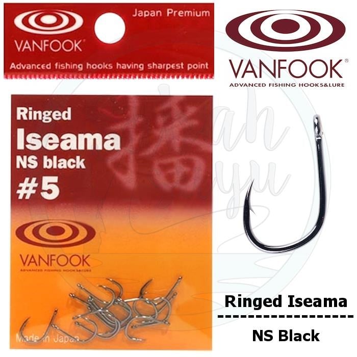 Vanfook Ringed Iseama Delikli İğne NS Black #5