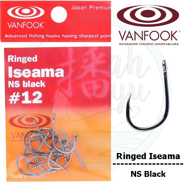 Vanfook Ringed Iseama Delikli İğne NS Black #12