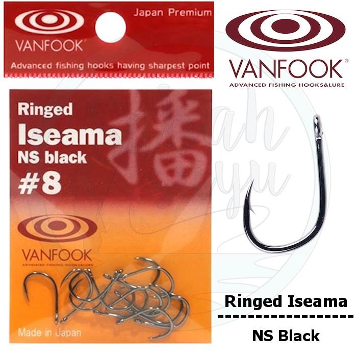 Vanfook Ringed Iseama Delikli İğne NS Black #8
