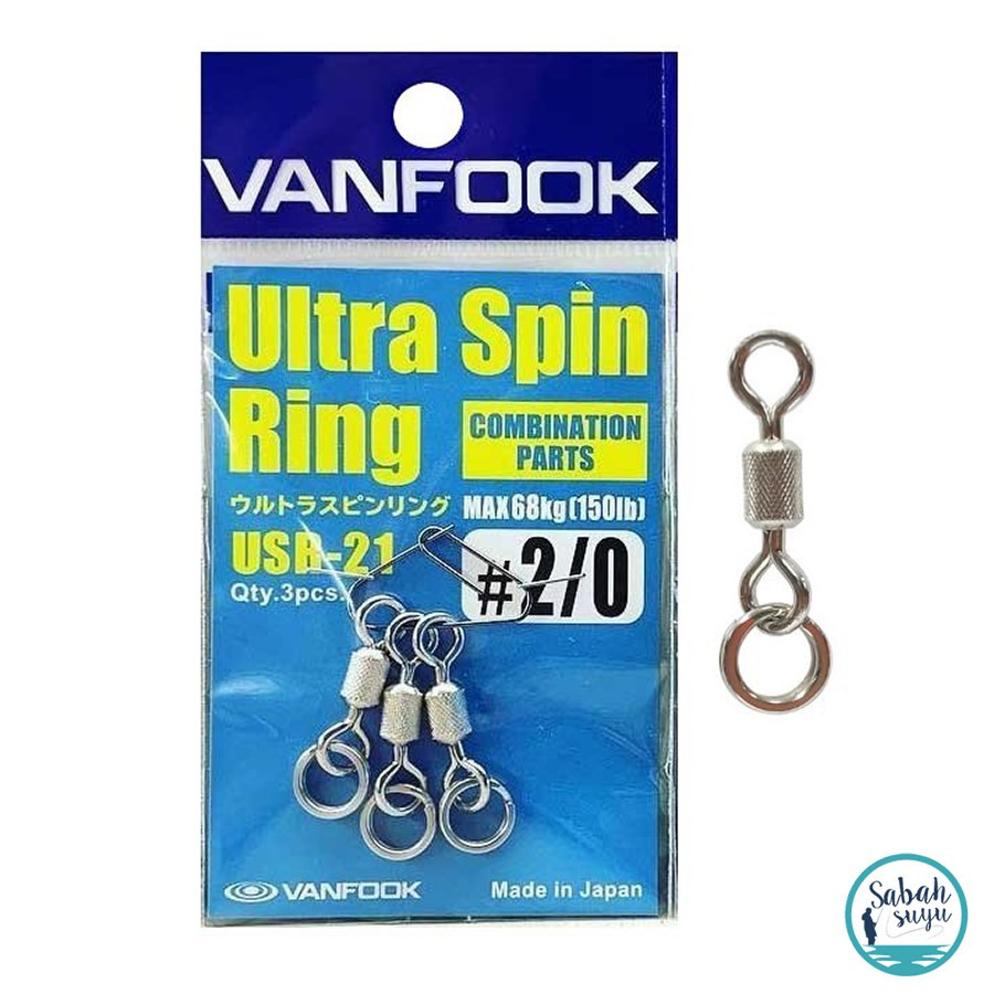 Vanfook Ultra Spin Ring Halkalı Fırdöndü USR-21 Silver #2/0 (3 Ad)