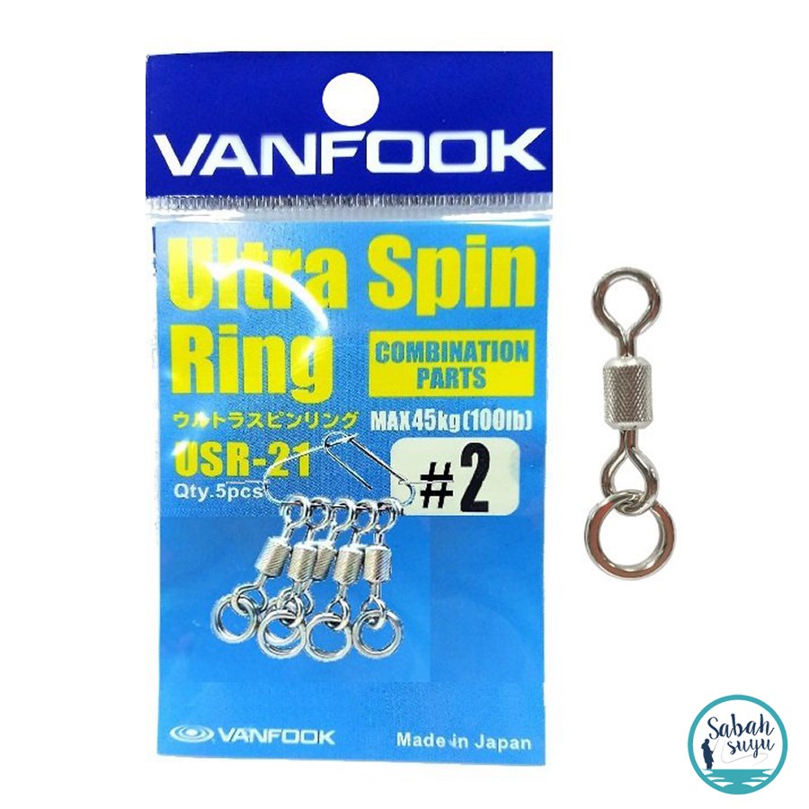 Vanfook Ultra Spin Ring Halkalı Fırdöndü USR-21 Silver #2 (5 Ad)