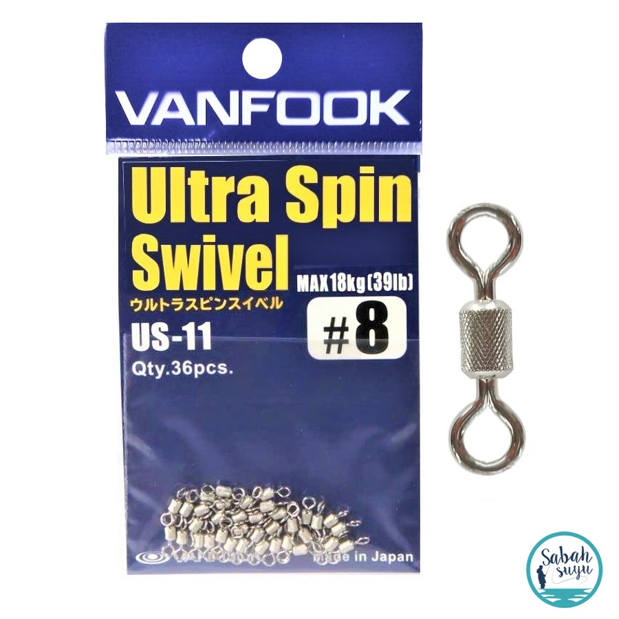 Vanfook Ultra Spin Swivel Fırdöndü US-11 Silver #8 (36 Ad)