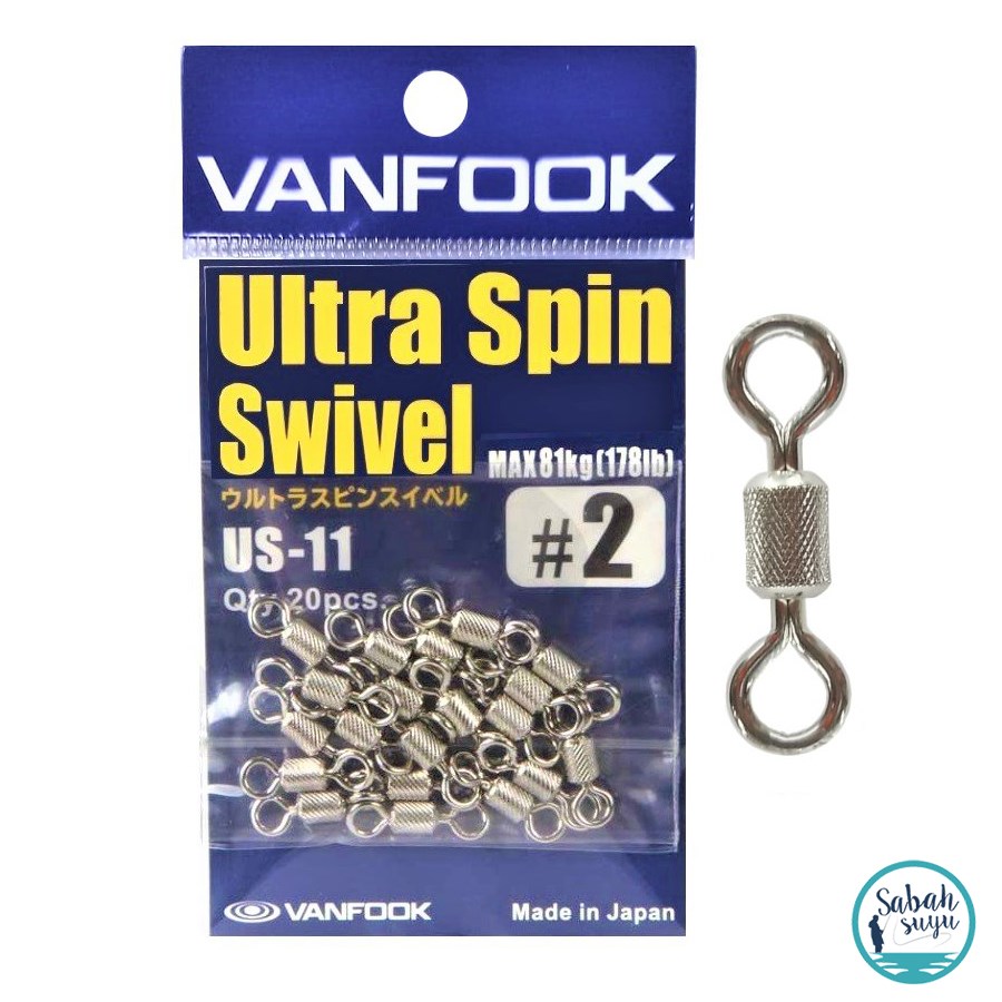Vanfook Ultra Spin Swivel Fırdöndü US-11 Silver #2 (20 Ad)