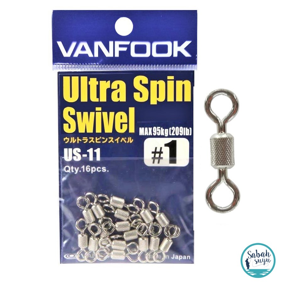 Vanfook Ultra Spin Swivel Fırdöndü US-11 Silver #1 (16 Ad)