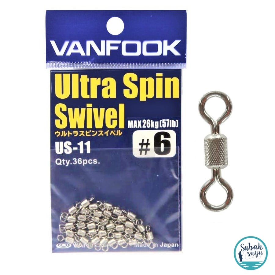 Vanfook Ultra Spin Swivel Fırdöndü US-11 Silver #6 (36 Ad)
