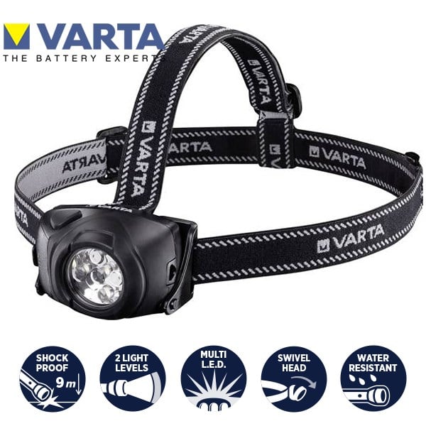 Varta 17730 H10 55 lm 30mt Led Kafa Lambası 3XAAA