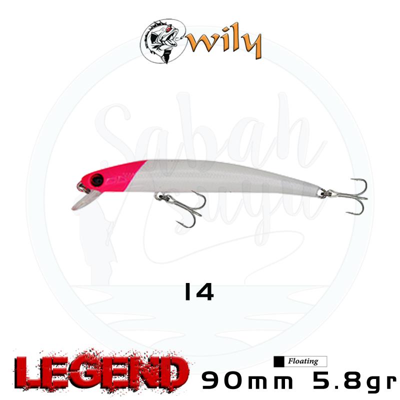 Wily Legend 90F 9cm 5.8gr No:14 Maket Balık
