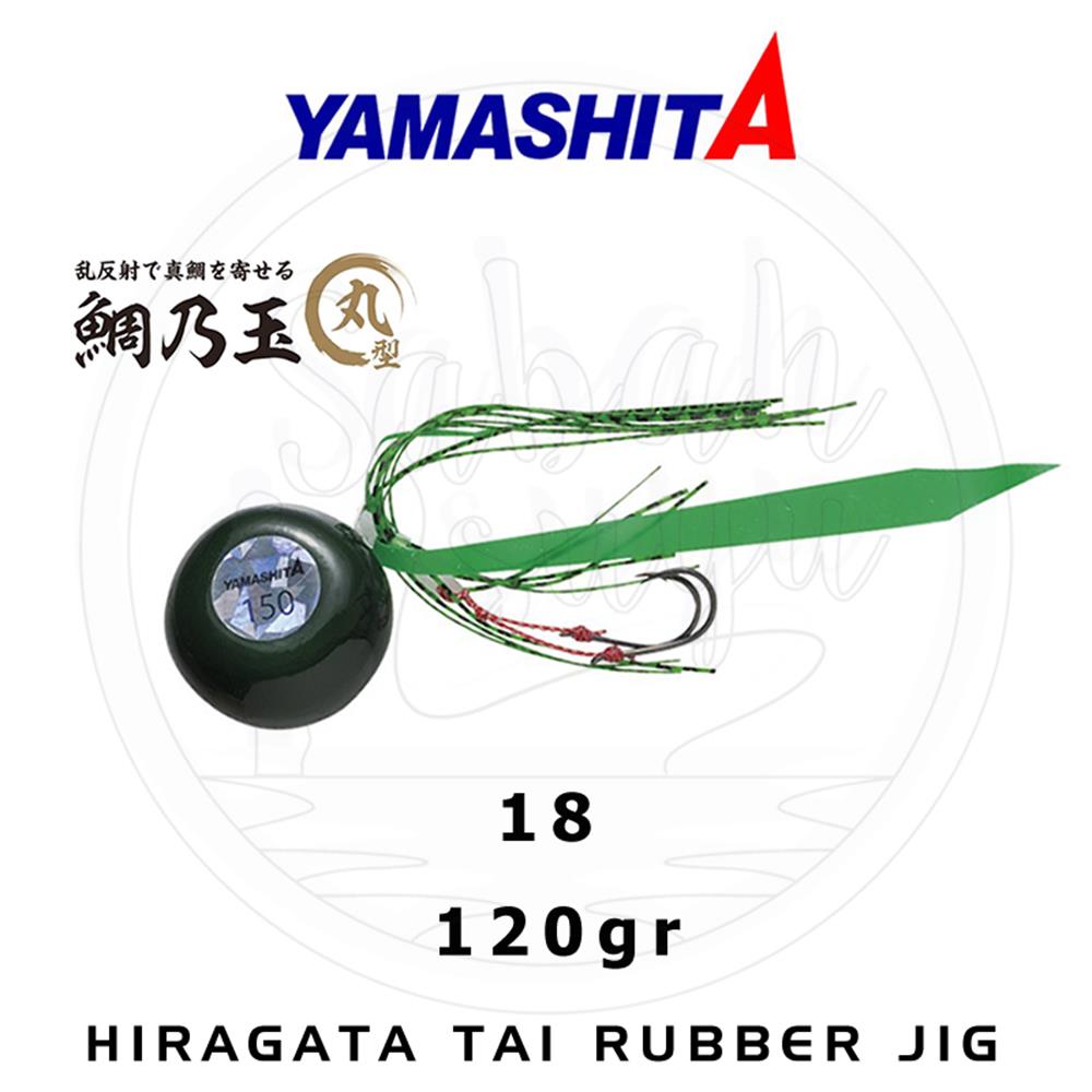 Yamashita Hiragata Tai Rubber Jig 120gr #18