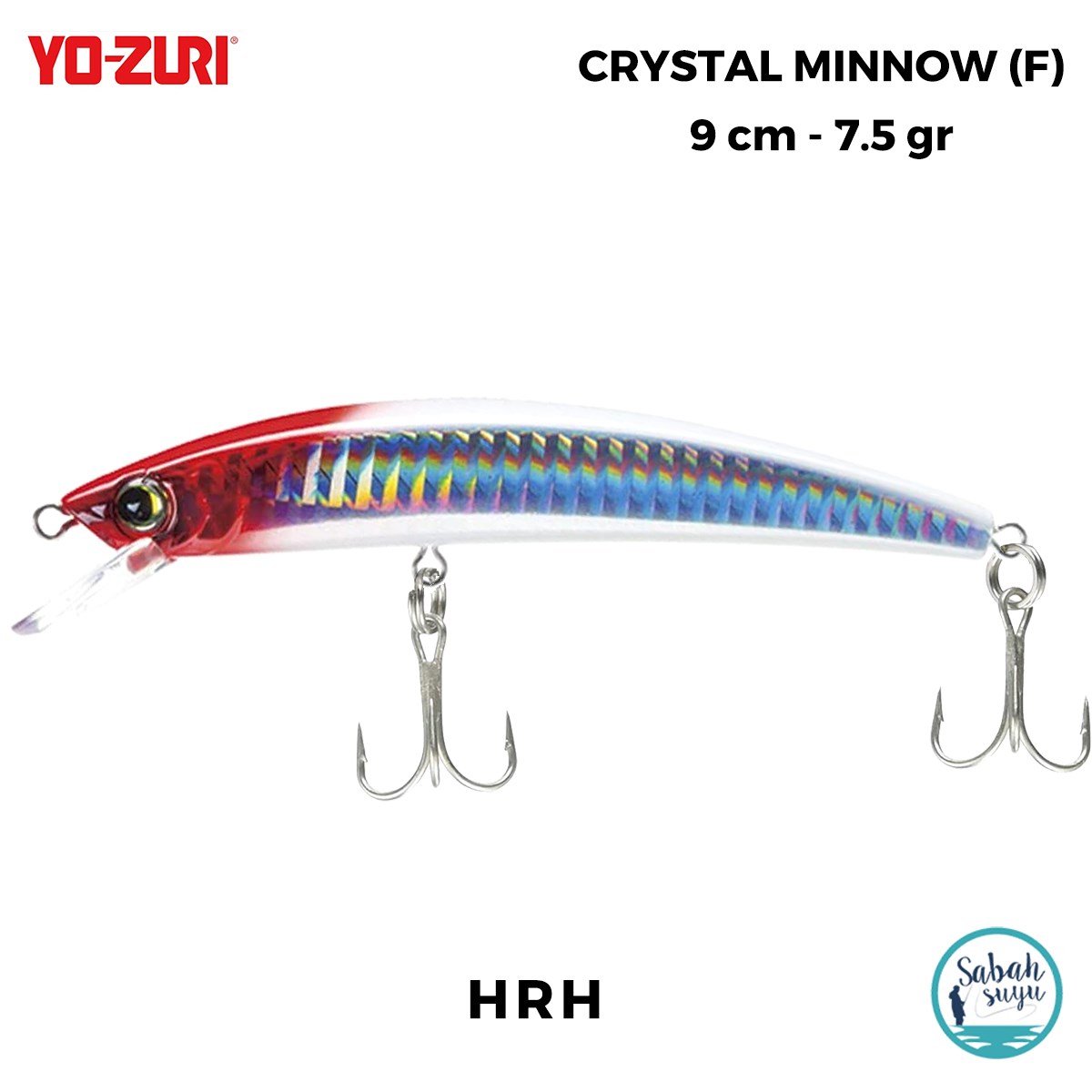 Yozuri Crystal Minnow F 1123 9cm 7.5gr Sahte Balık HRH