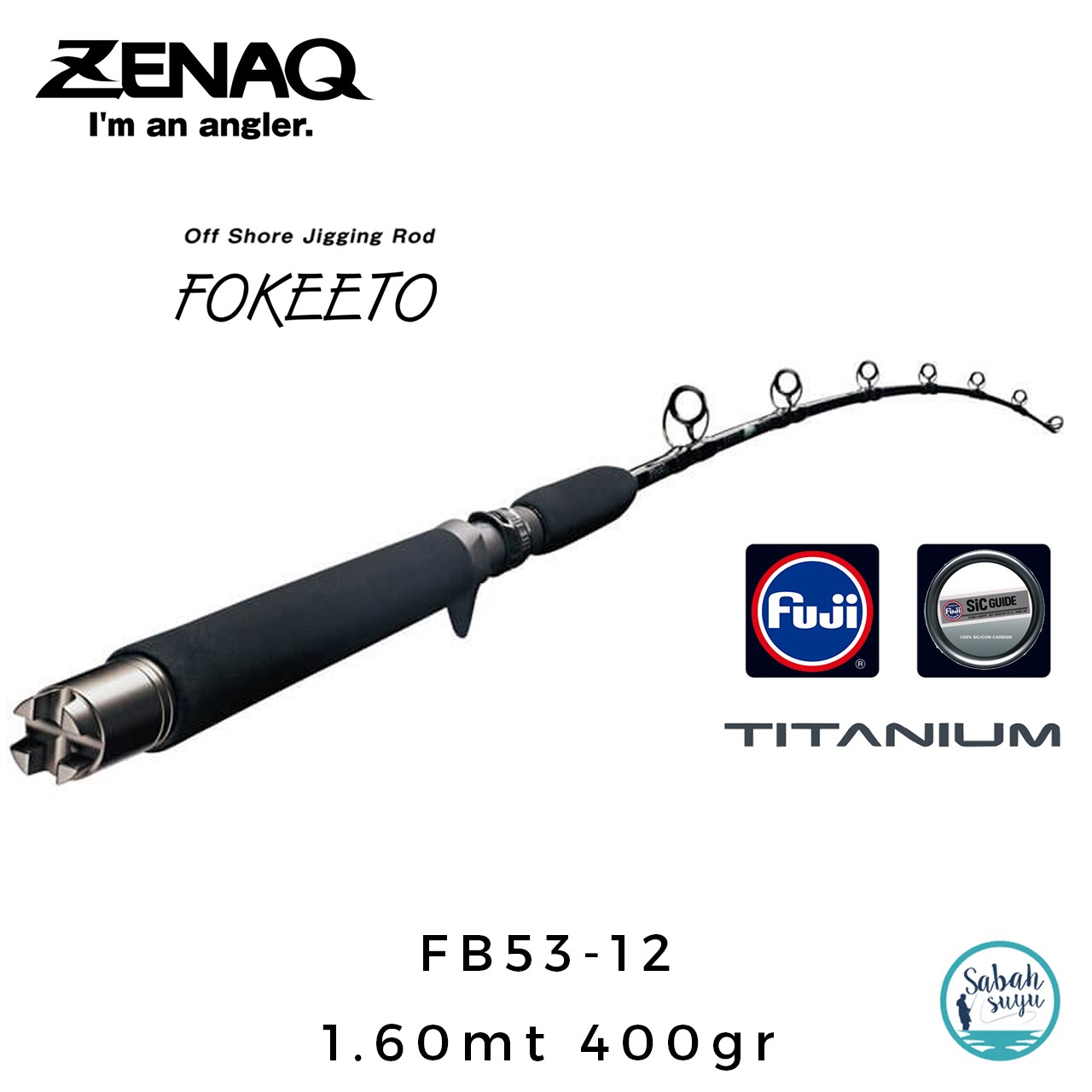 Zenaq Fokeeto FB53-12 160cm 400gr Tetikli Jigging Kamış
