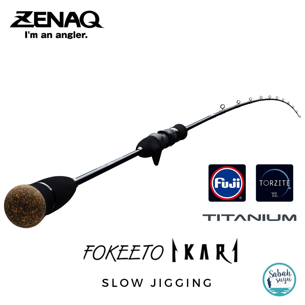 h*e様 ゼナック　イカリFB64-5 Zenaq Fokeeto FB64-5 İkari 193cm 210-280gr Tetikli Slow Jigging Kamış