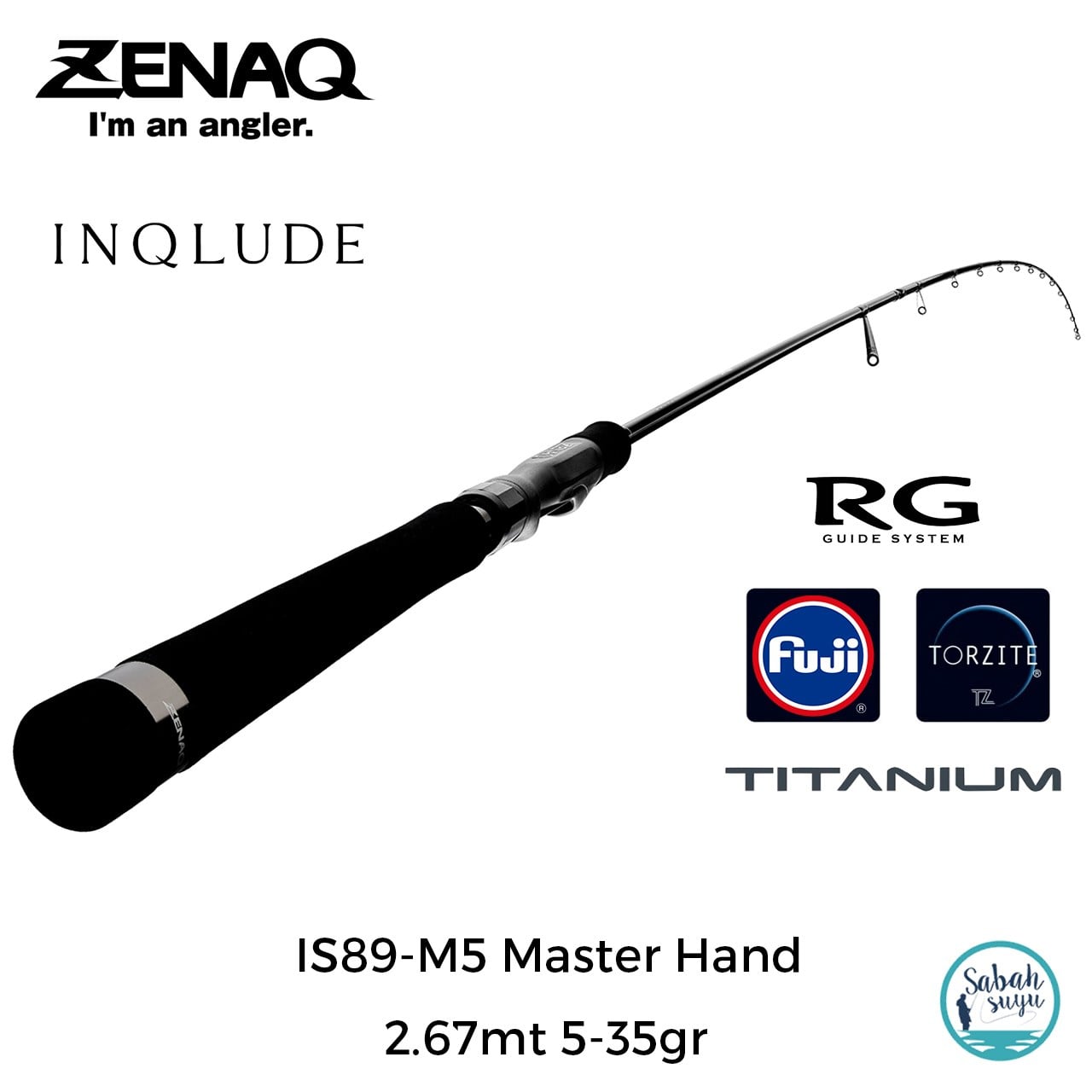 Zenaq Inqlude IS89-M5 Master Hand (RG) 2.67mt 5-35gr (2P) Spin Kamış