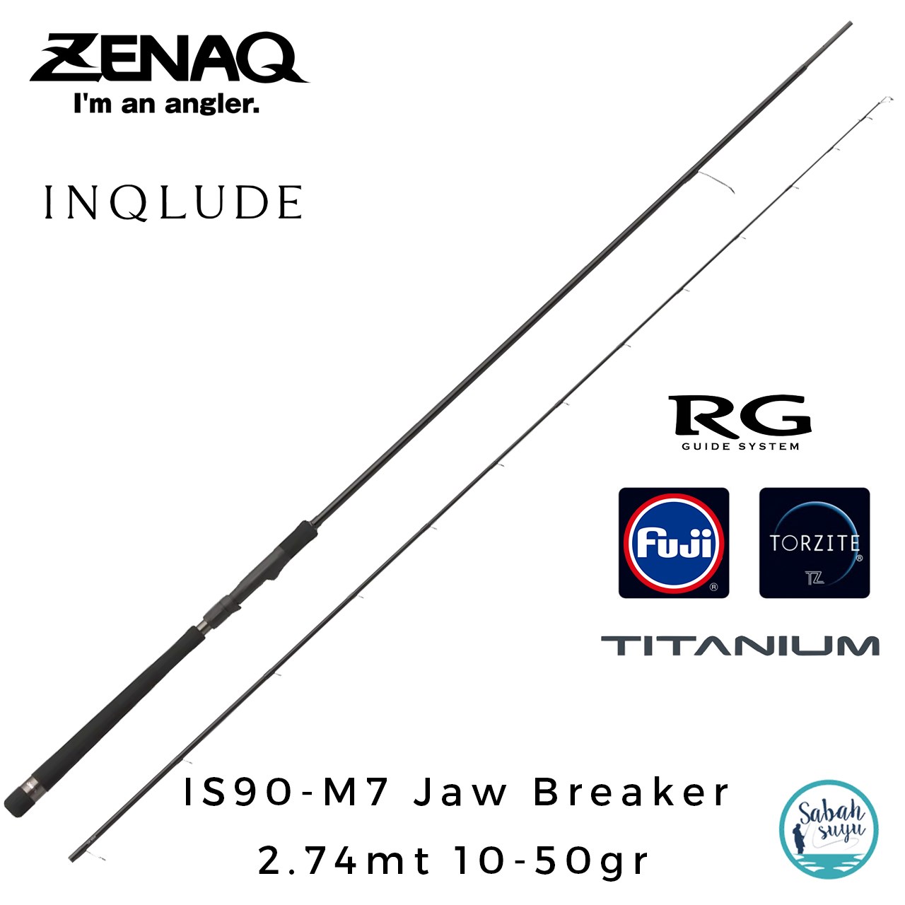 Zenaq Inqlude IS90-M7 Jaw Breaker (RG) 2.74mt 10-50gr (2P) Spin Kamış