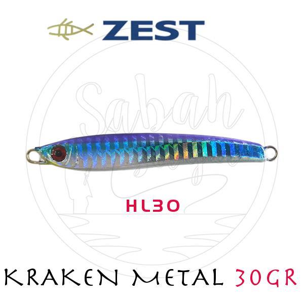 Zest Kraken Metal Jig 30gr HL 30
