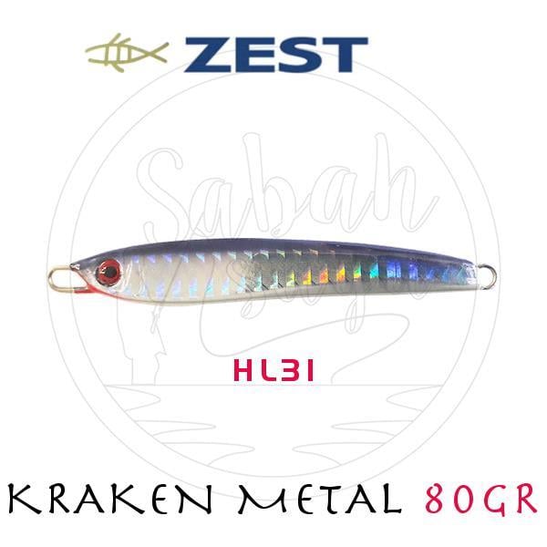 Zest Kraken Metal Jig 80gr HL 31