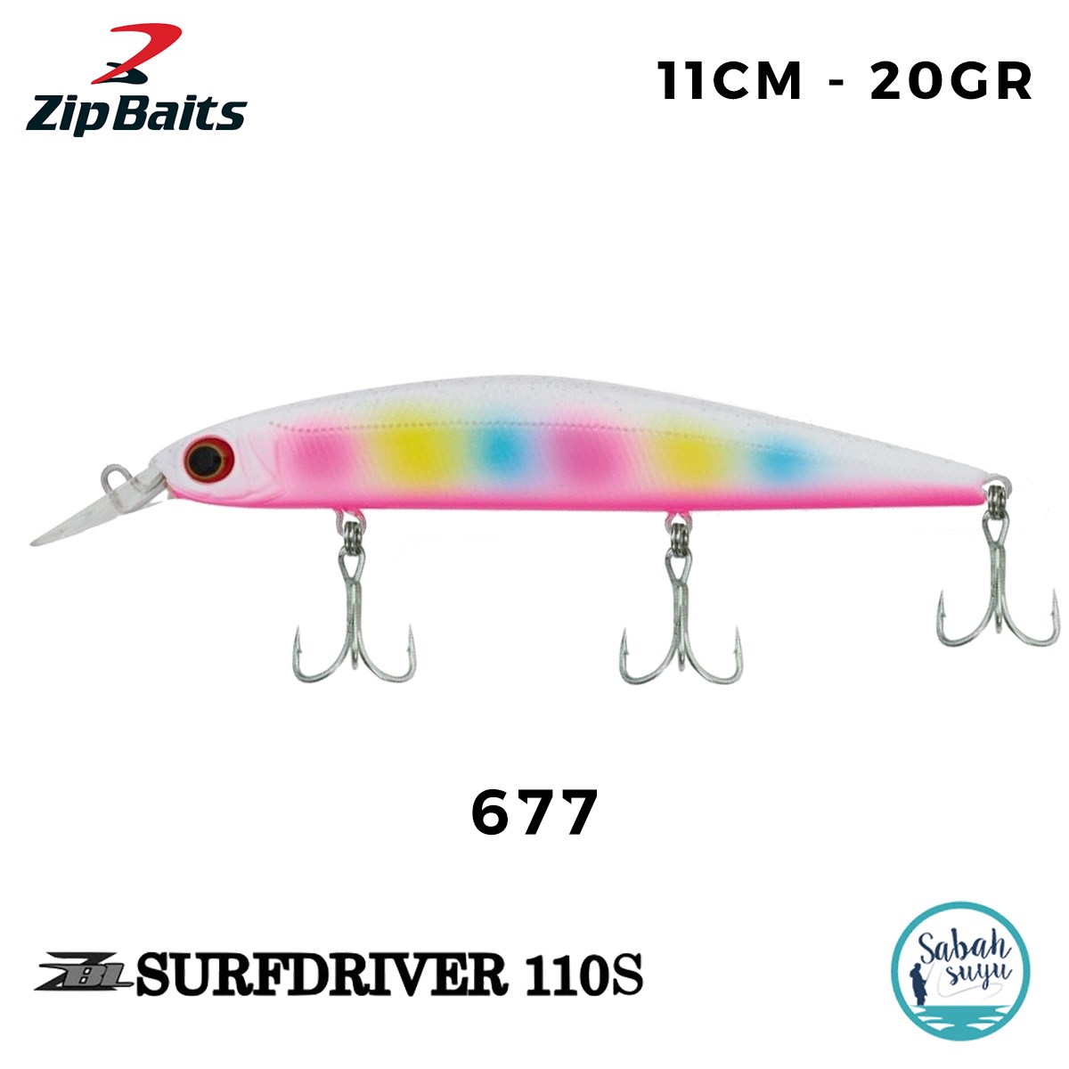 Zip Baits Surf Driver 110S Mag Drive 11cm 20gr No:677 Maket Balık