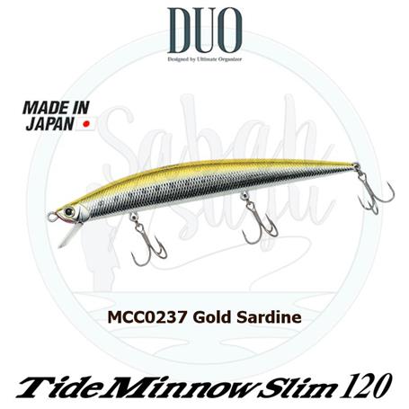 Señuelo Tide Minnow Slim 120F de Duo 🎣 Compra Señuelos de Spinning Duo