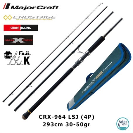 Major Craft Crostage CRX-964LSJ 2.93mt 30-50gr (4P) Light Shore