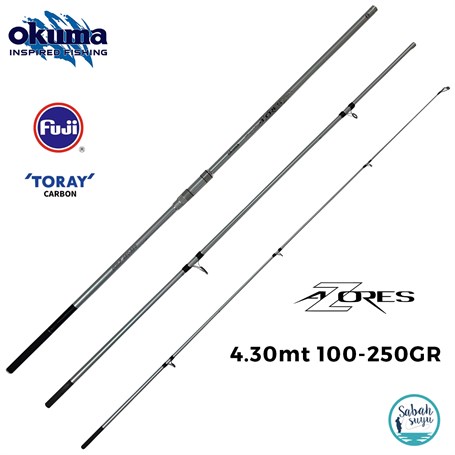 Okuma Azores Surf 4.30 m 100-250 g (3P) Surf Kamış