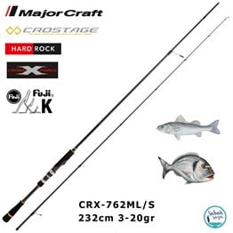 Major Craft Crostage CRX-762ML/S Hard Rock 232cm 3-20gr (2P) Spin