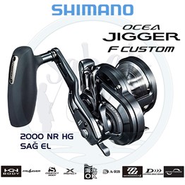 Shimano Ocea Jigger F Custom 2000 NR HG Çıkrık Jig Olta Makinesi