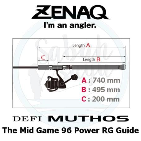 Zenaq Defi Muthos The Mid Game 96 Power (RG) 290cm 30-120gr