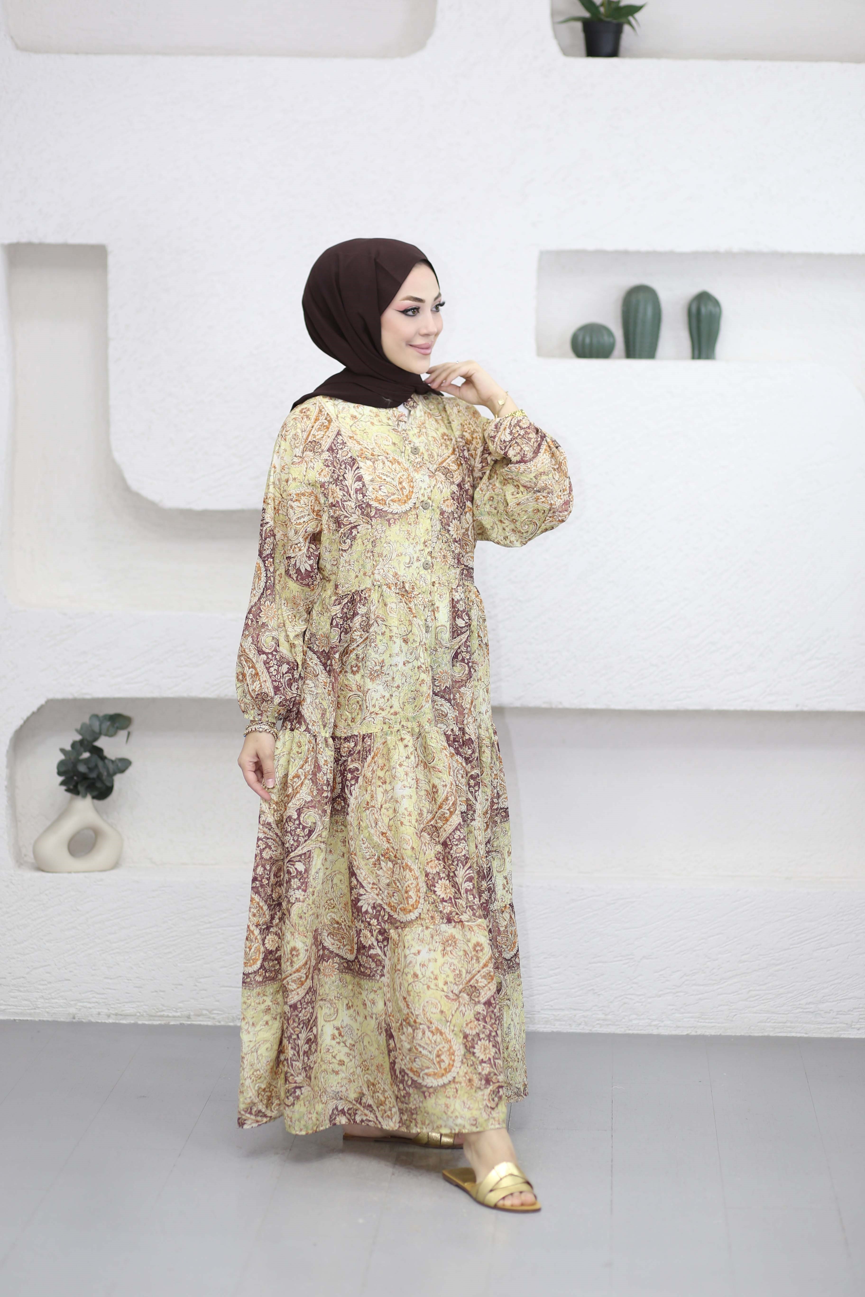 Babil Elbise Olivie 5014