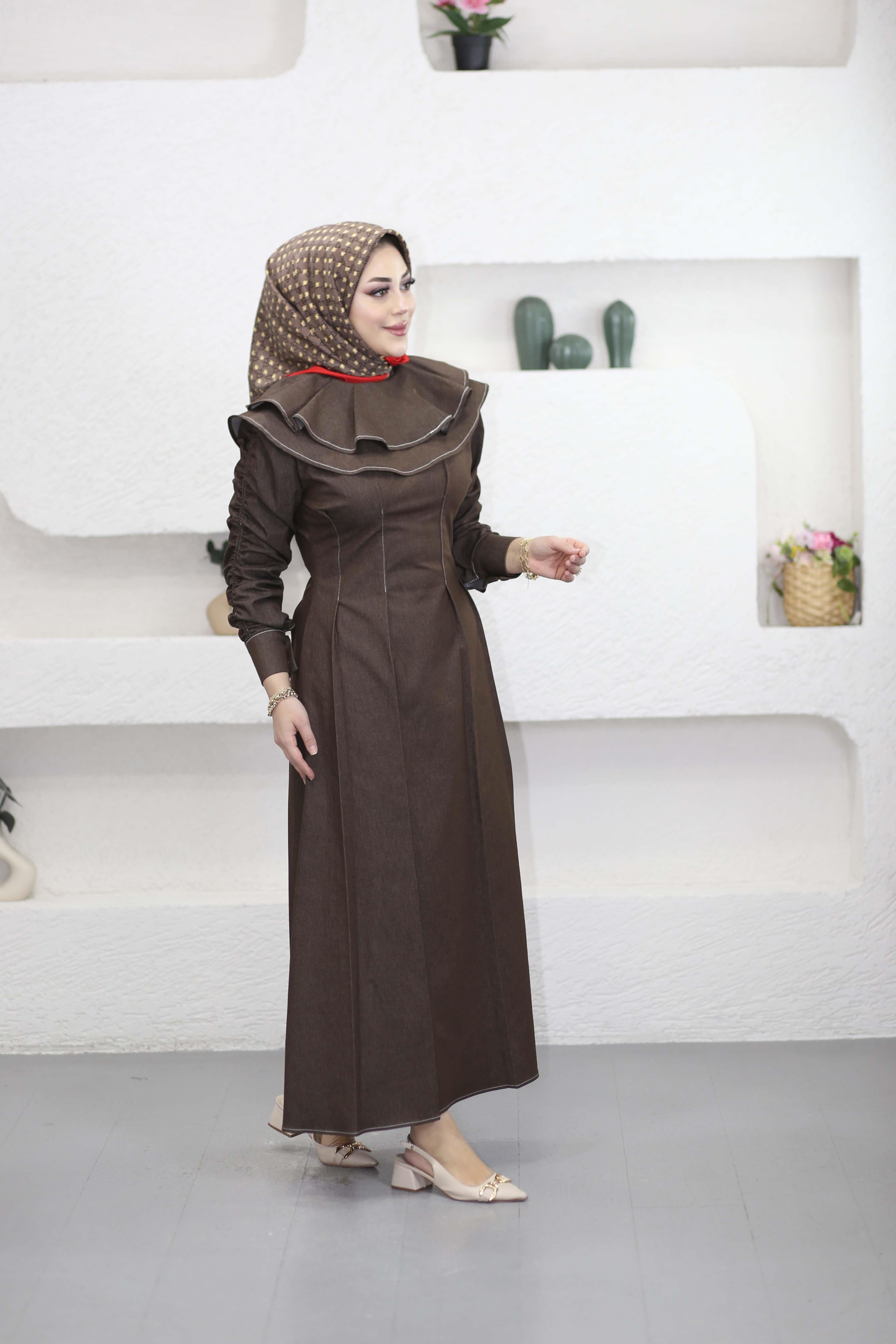 Matmazel Elbise Kahverengi 2001