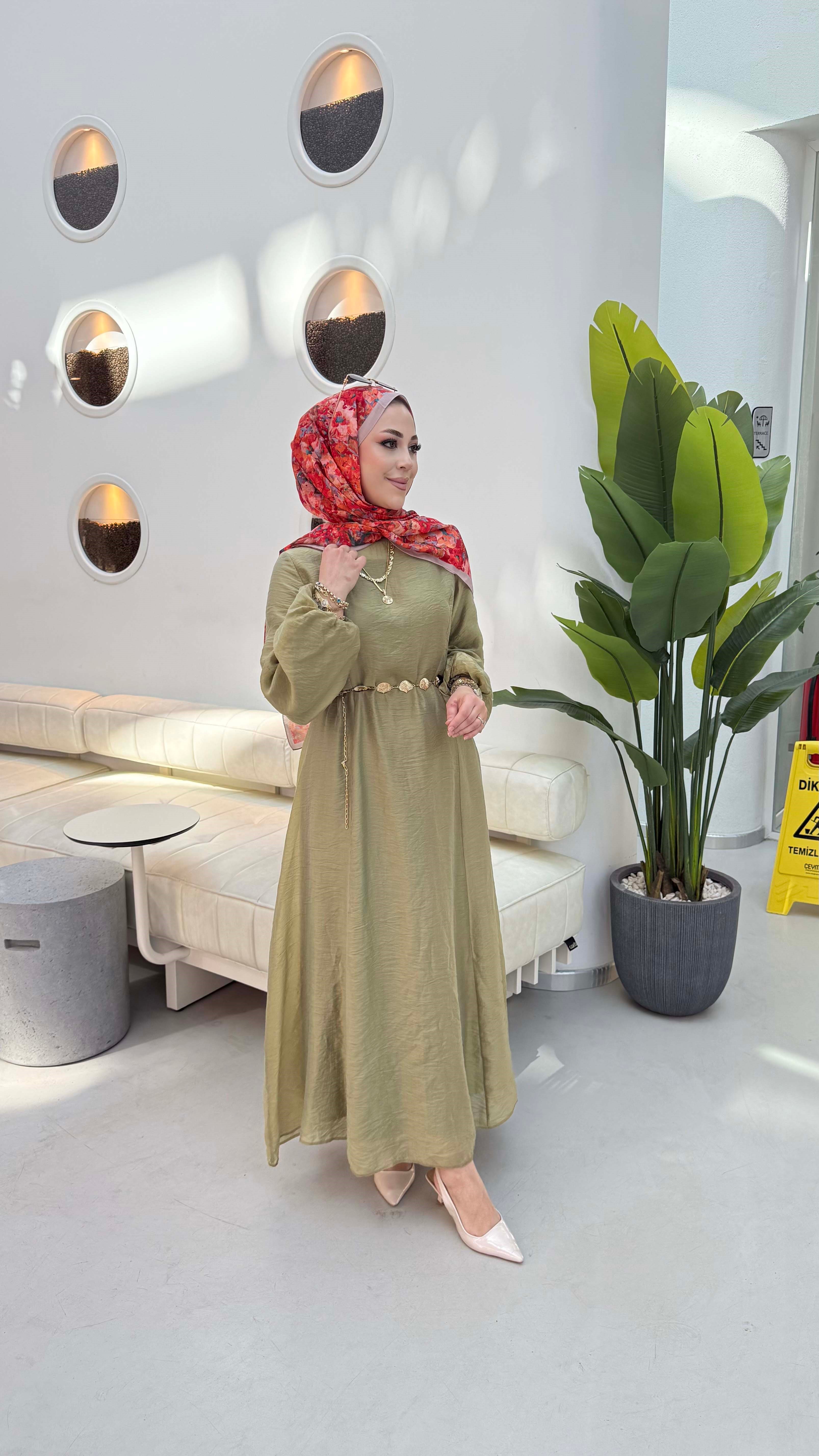 Esso Elbise Yeşil 25138