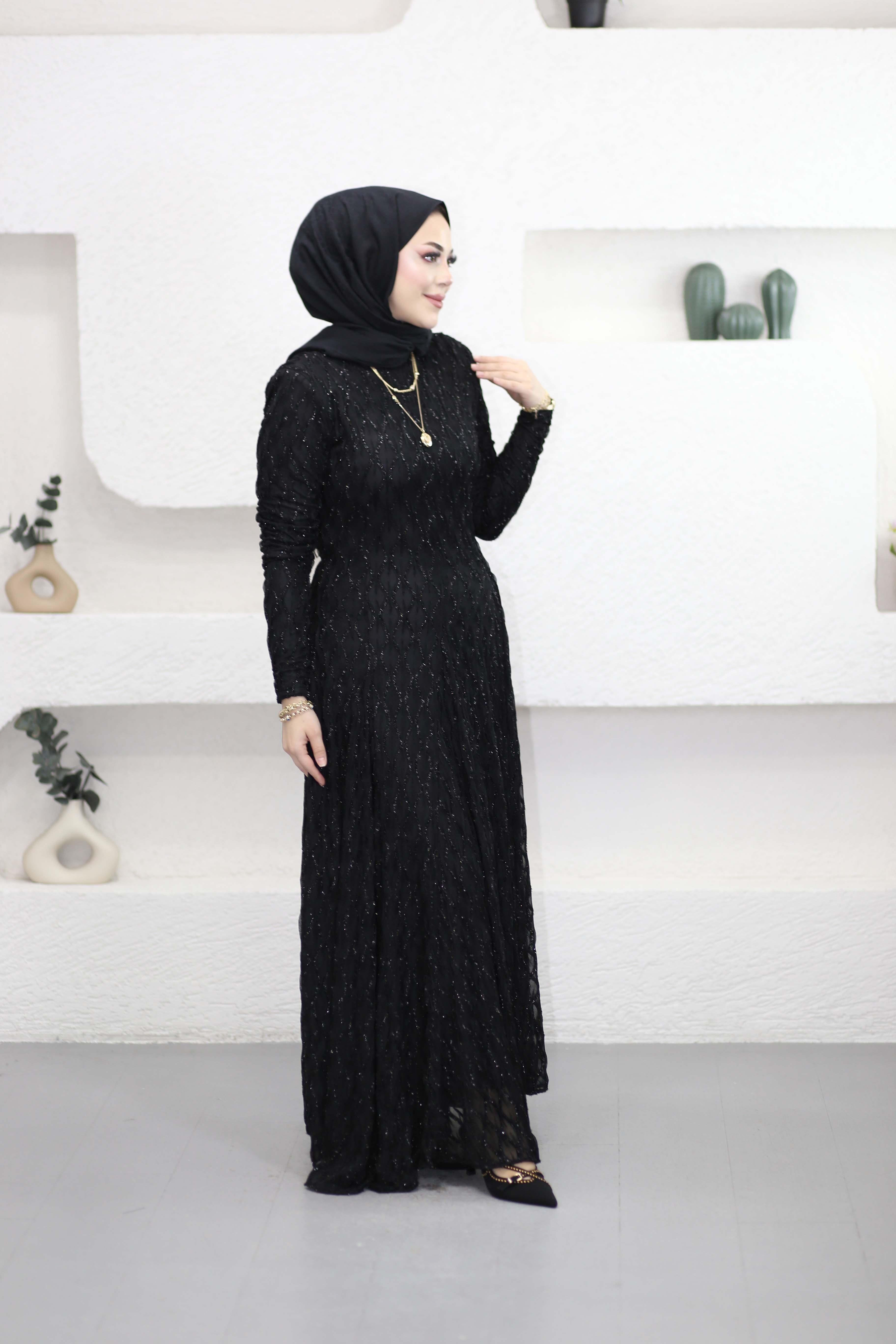 Yeşim Elbise Siyah 6562