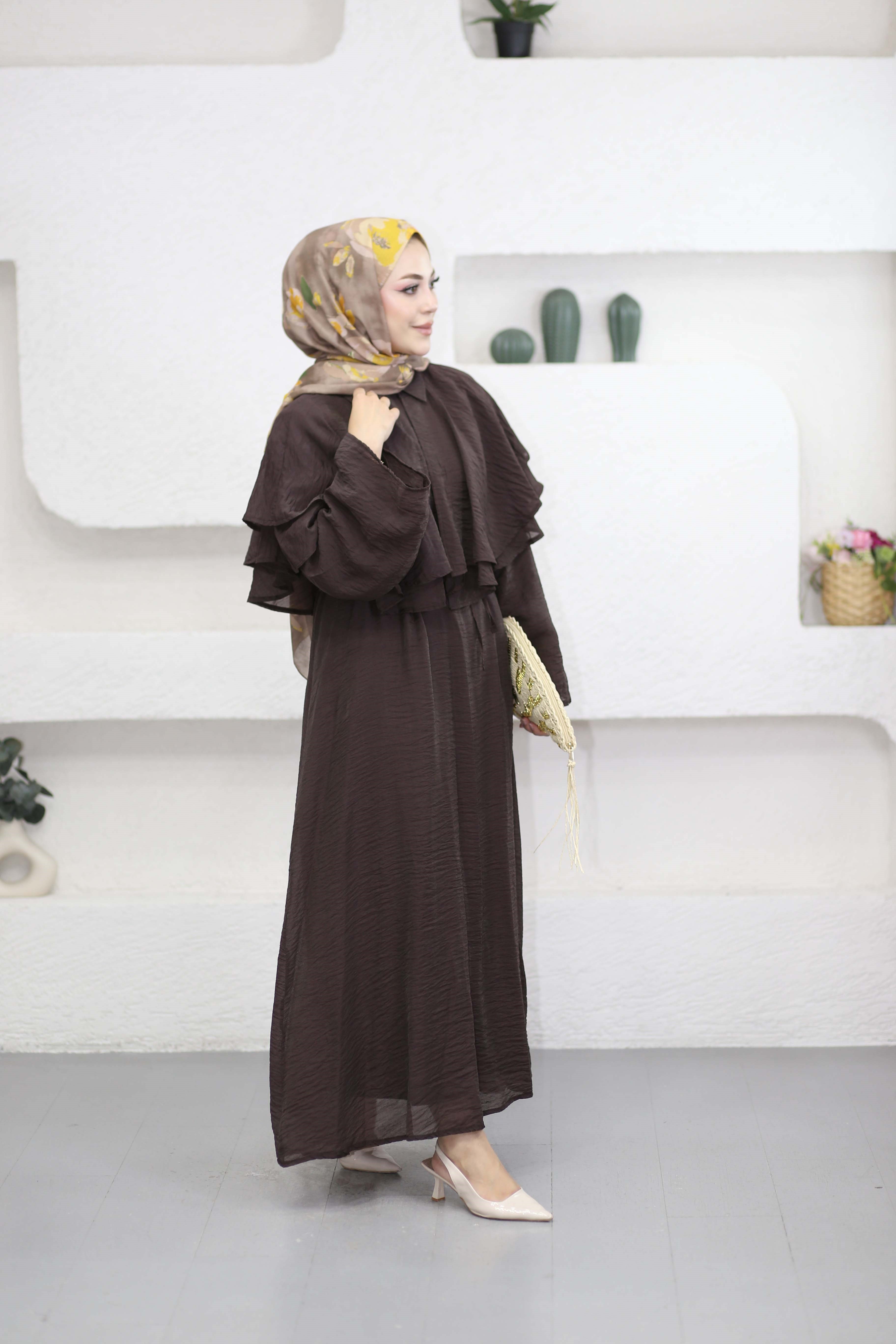 Sestra Elbise Kahverengi 264968