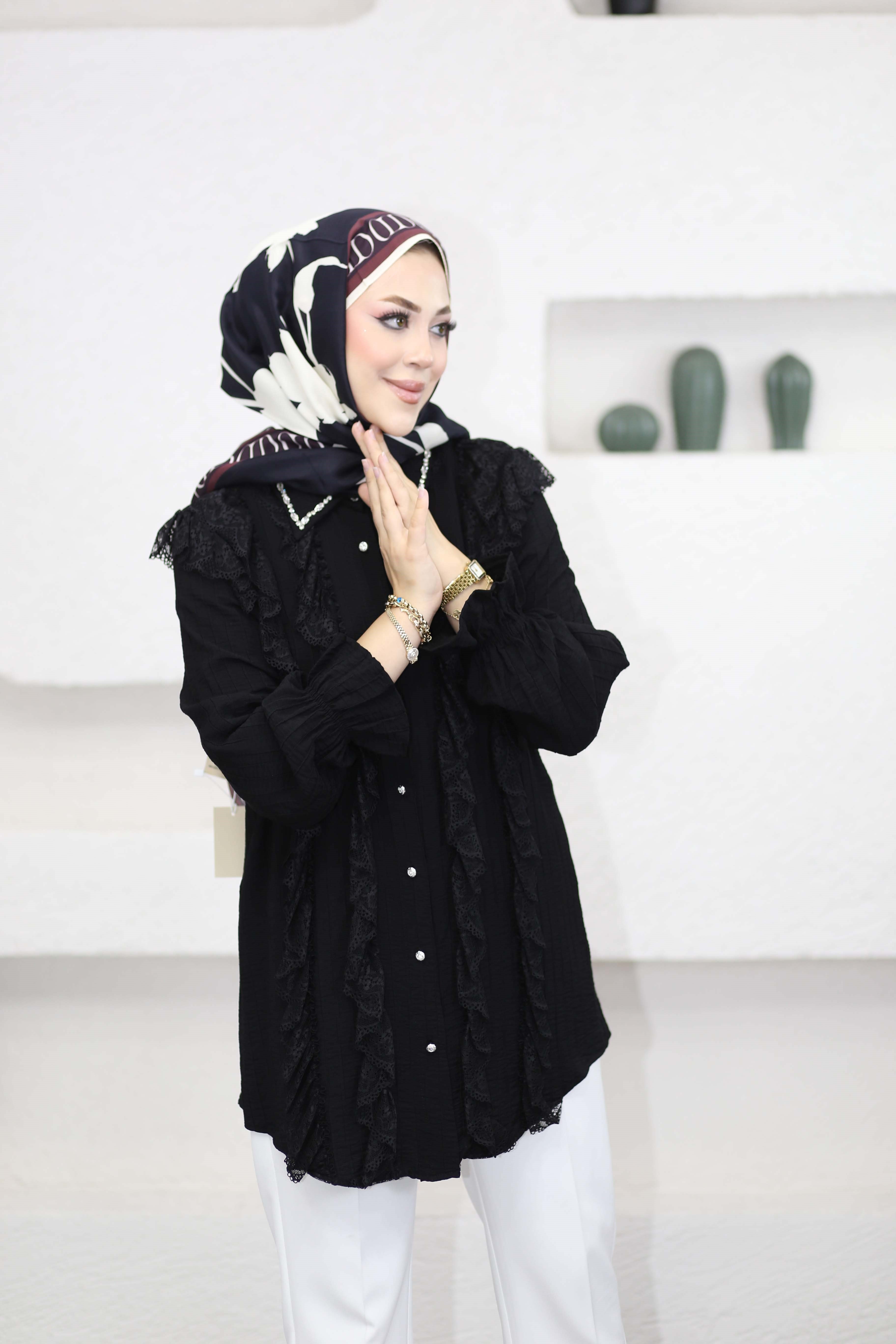 Şehnaz Gömlek Siyah 170356