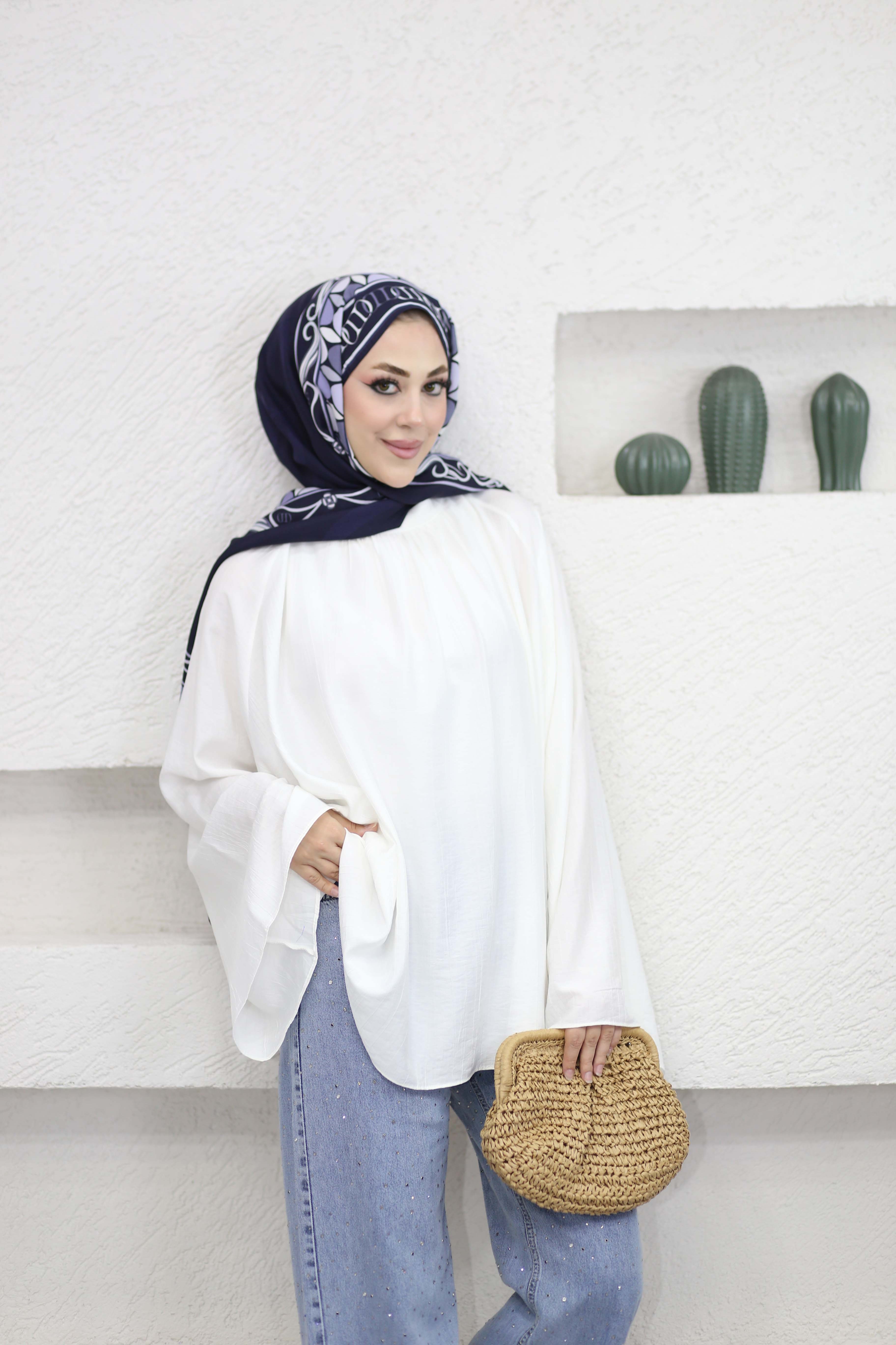 Gökçe Tunik Beyaz 6311