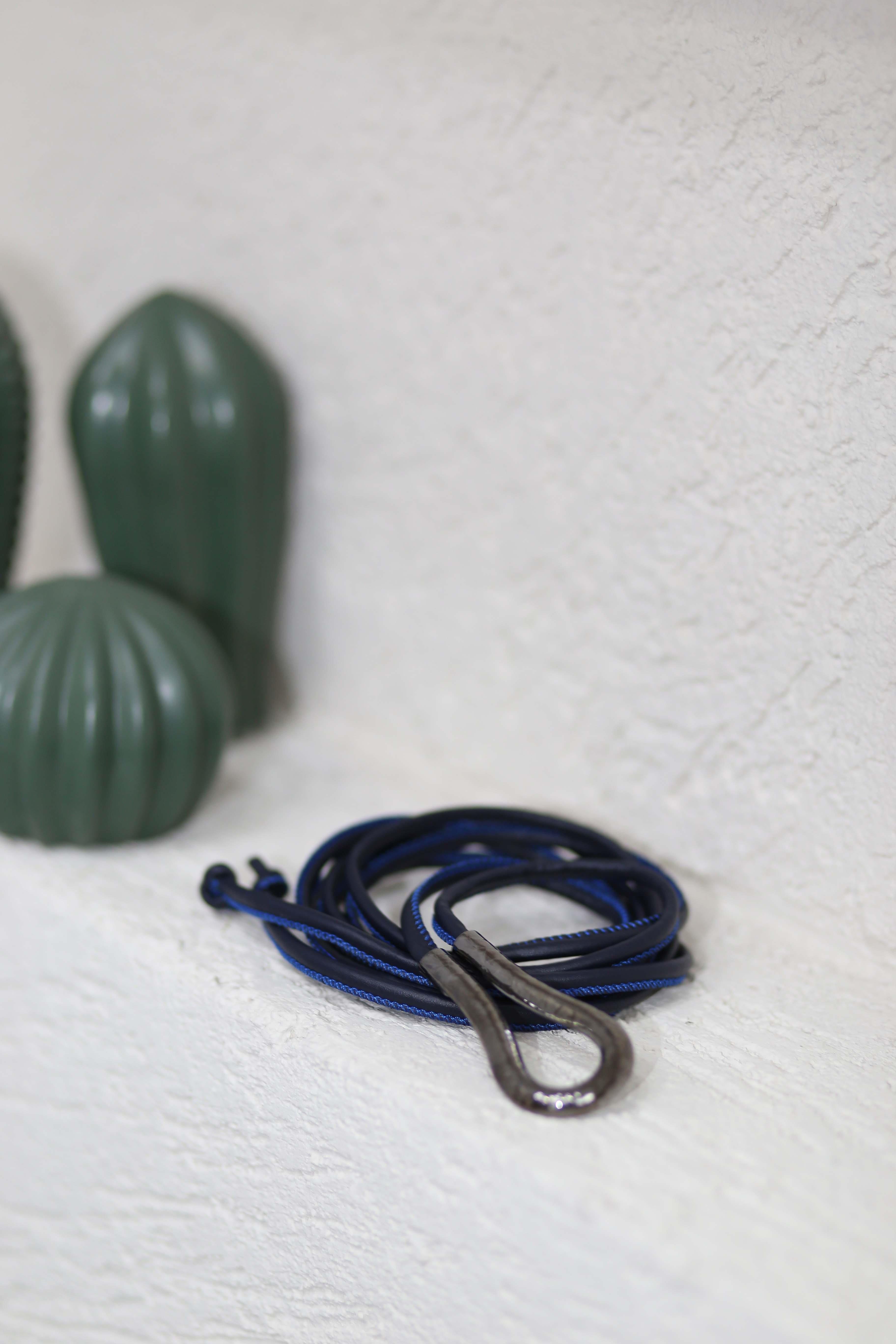 İpli Deri Kemer Lacivert KMR07