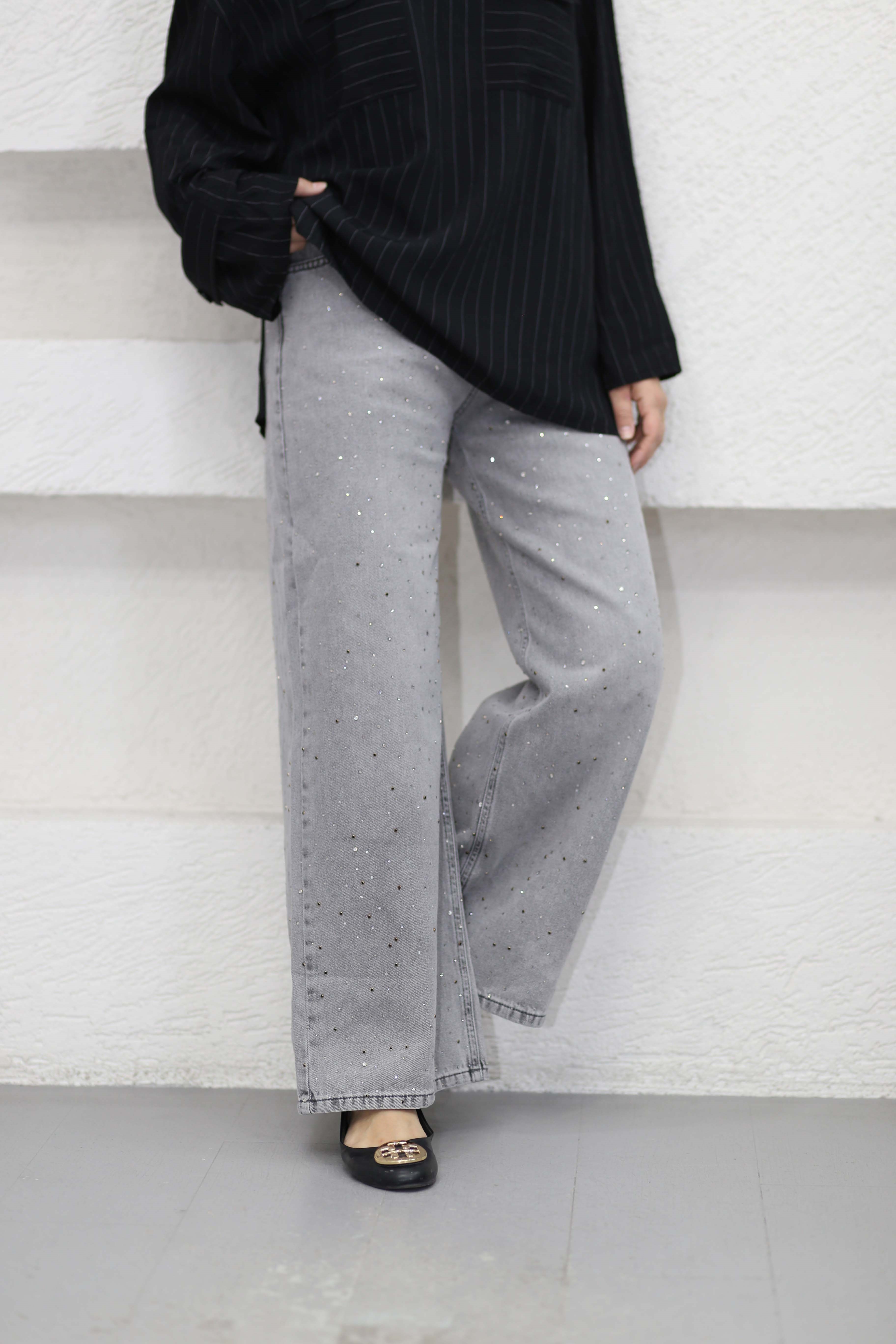 Daisy Pantolon Gri 2808