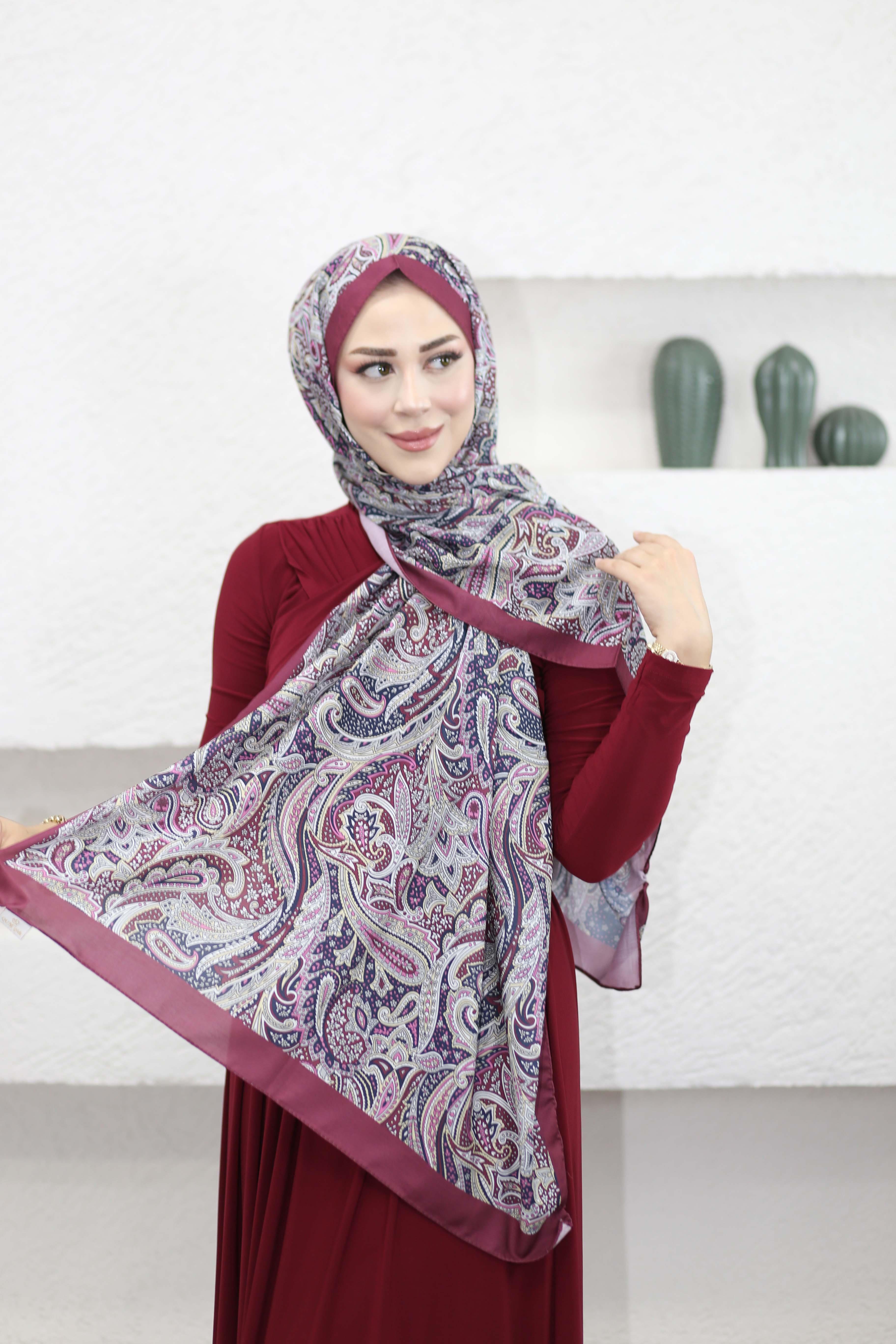 Sarmaşık Şal Mürdüm 5341