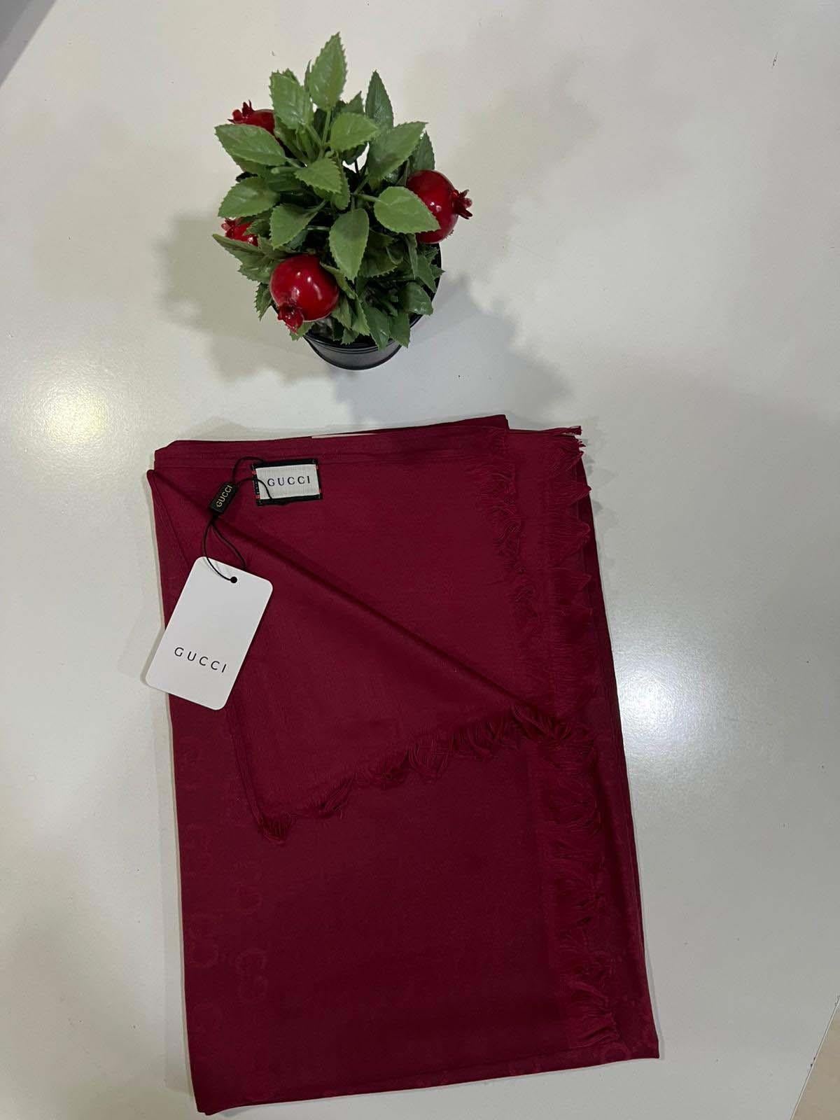 Gucci Şal Bordo 1313