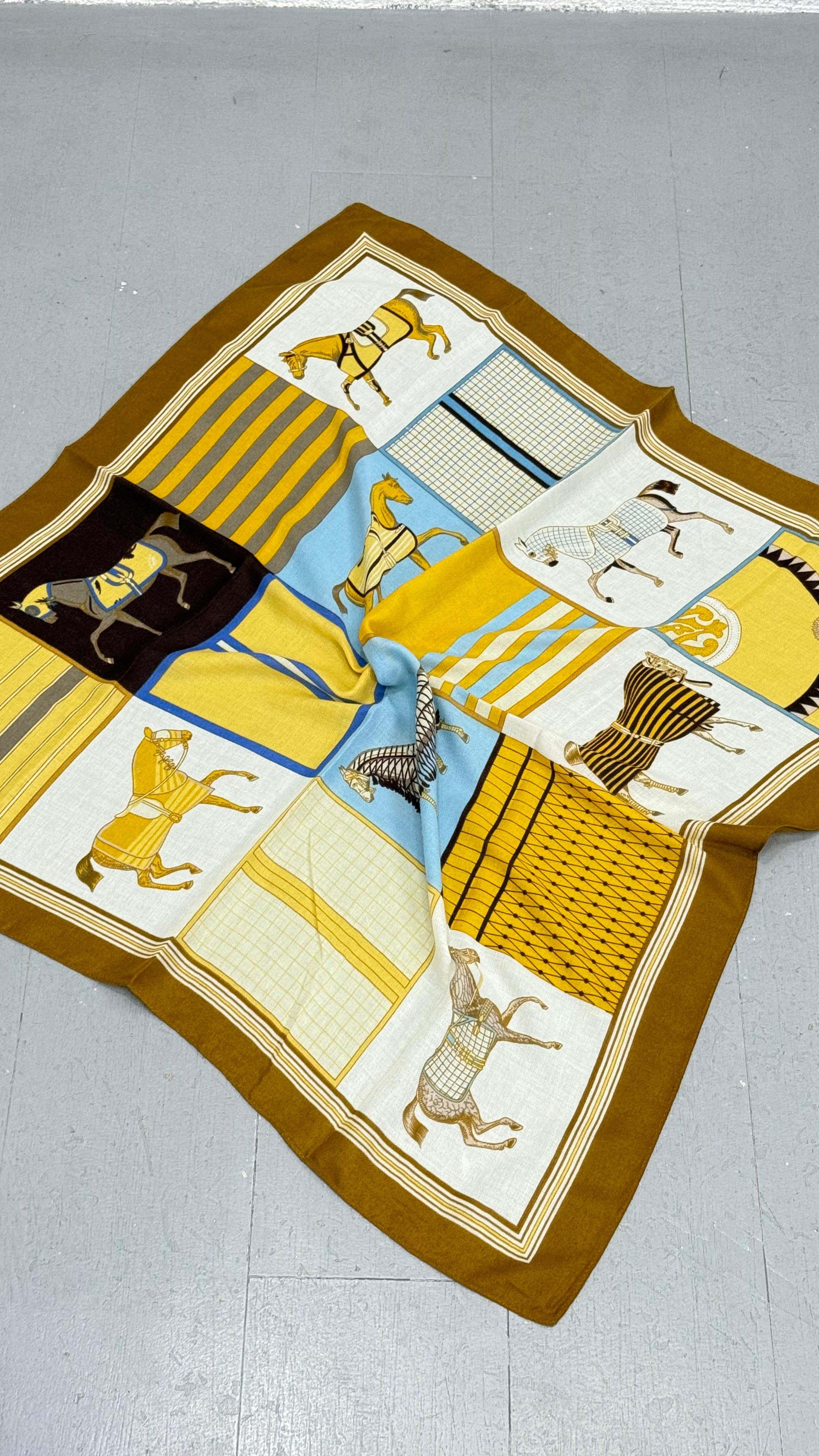 HR Yün Eşarp/Fular Kahverengi 1112