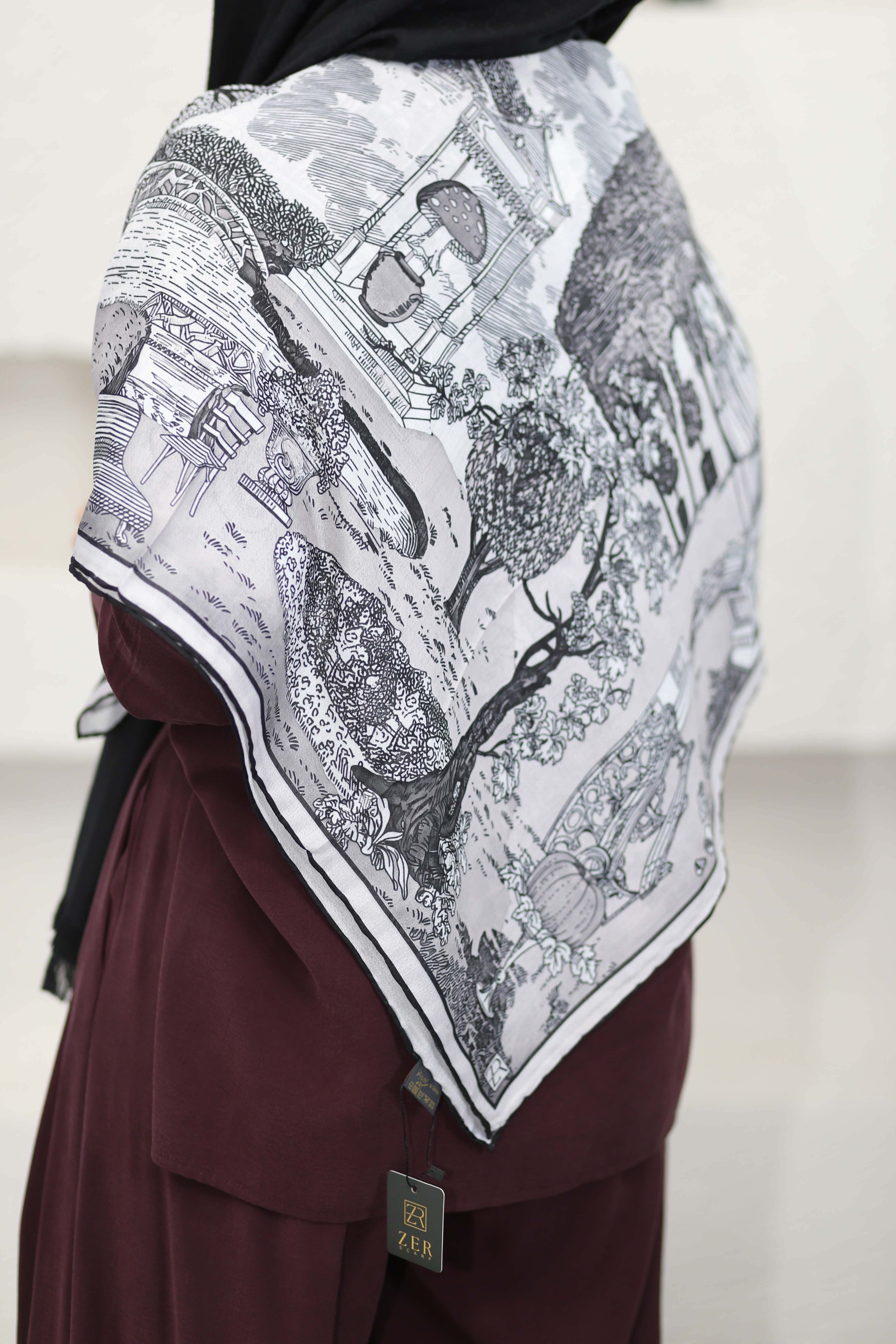 Bürümcük Eşarp Siyah 3610