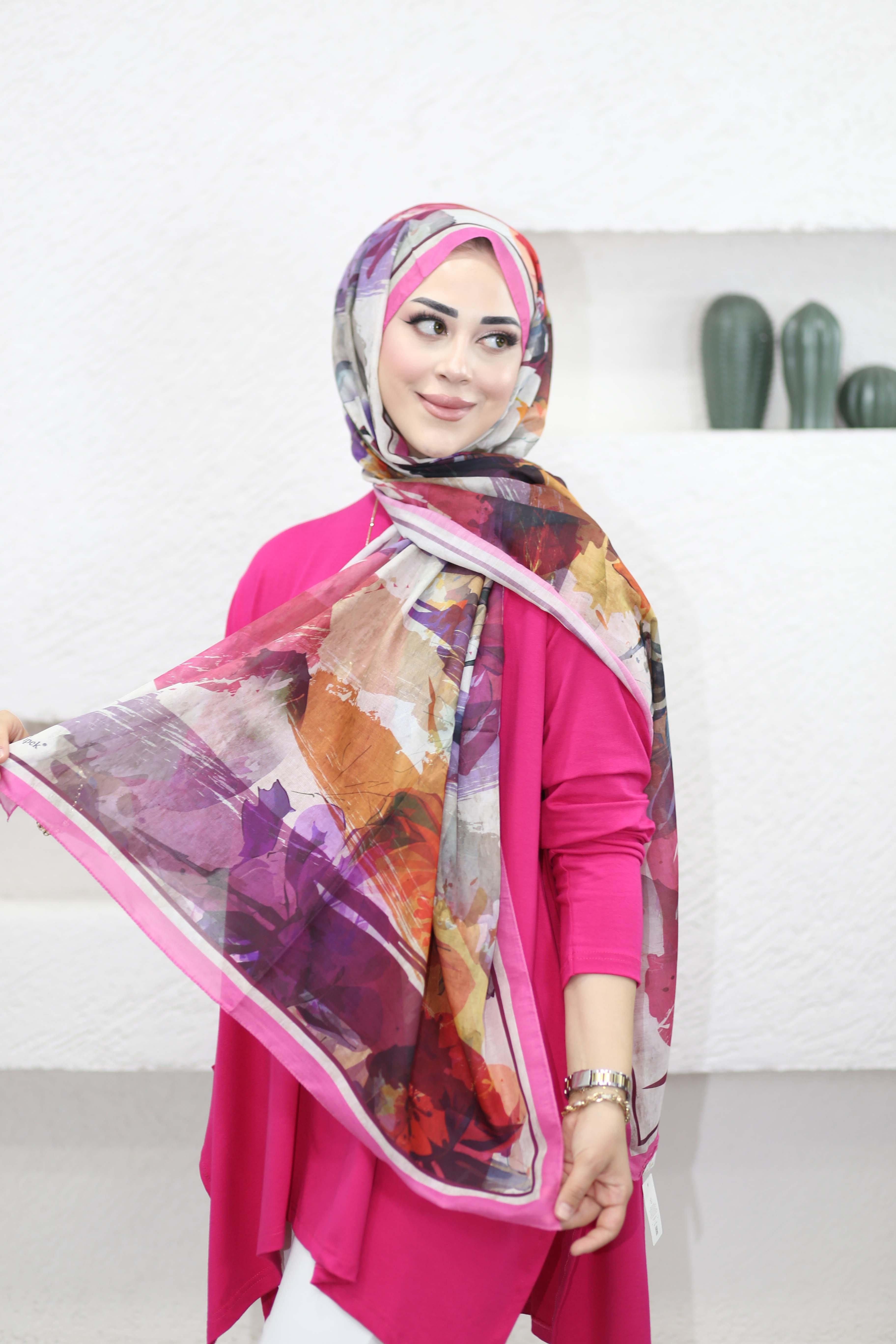 Verda Şal Pembe 9171