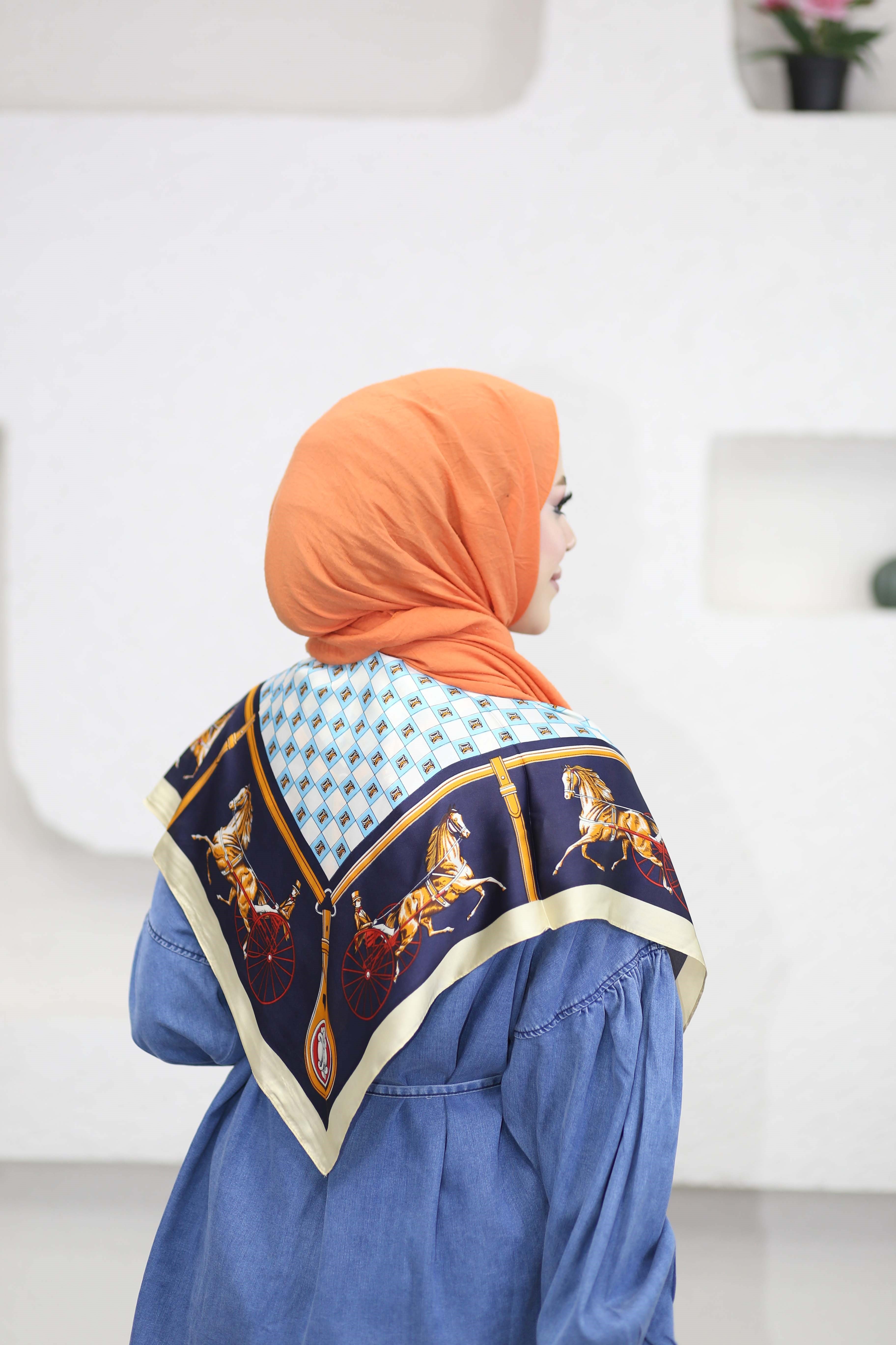 Taka Fular Eşarp Lacivert 2266