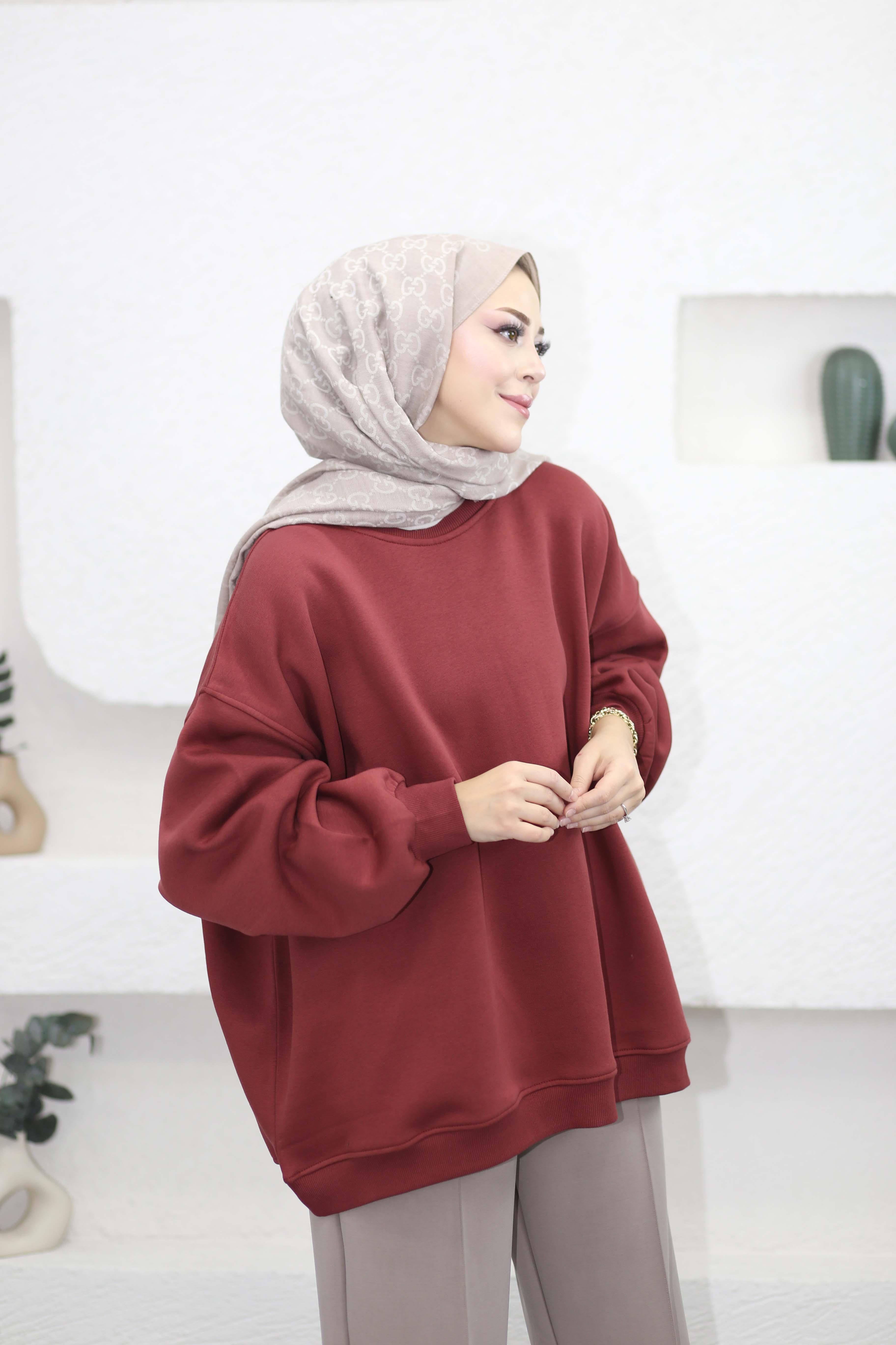 Oversize Sweat Bordo 5334