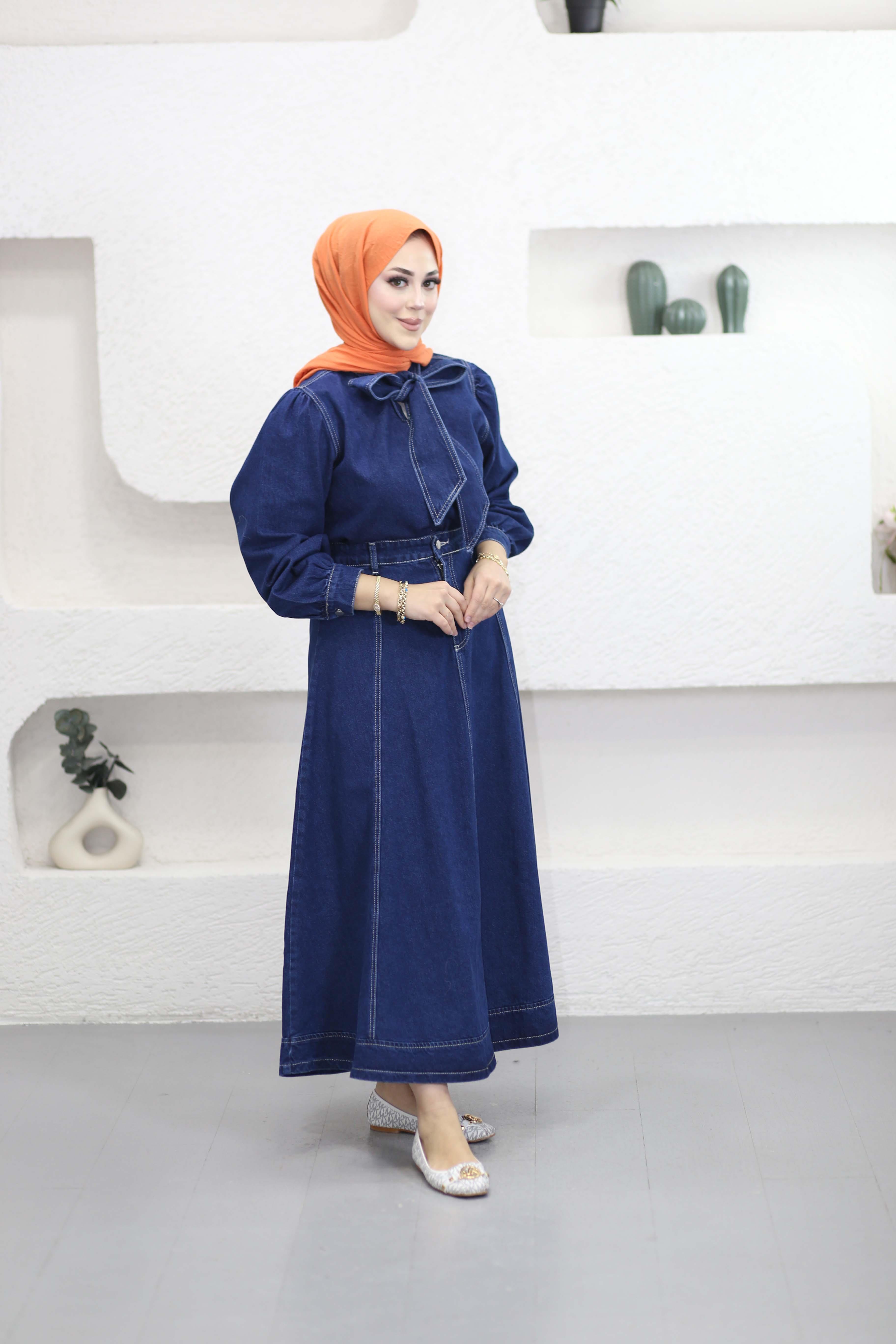 Boyun Bağlamalı Takım Koyu Mavi 713