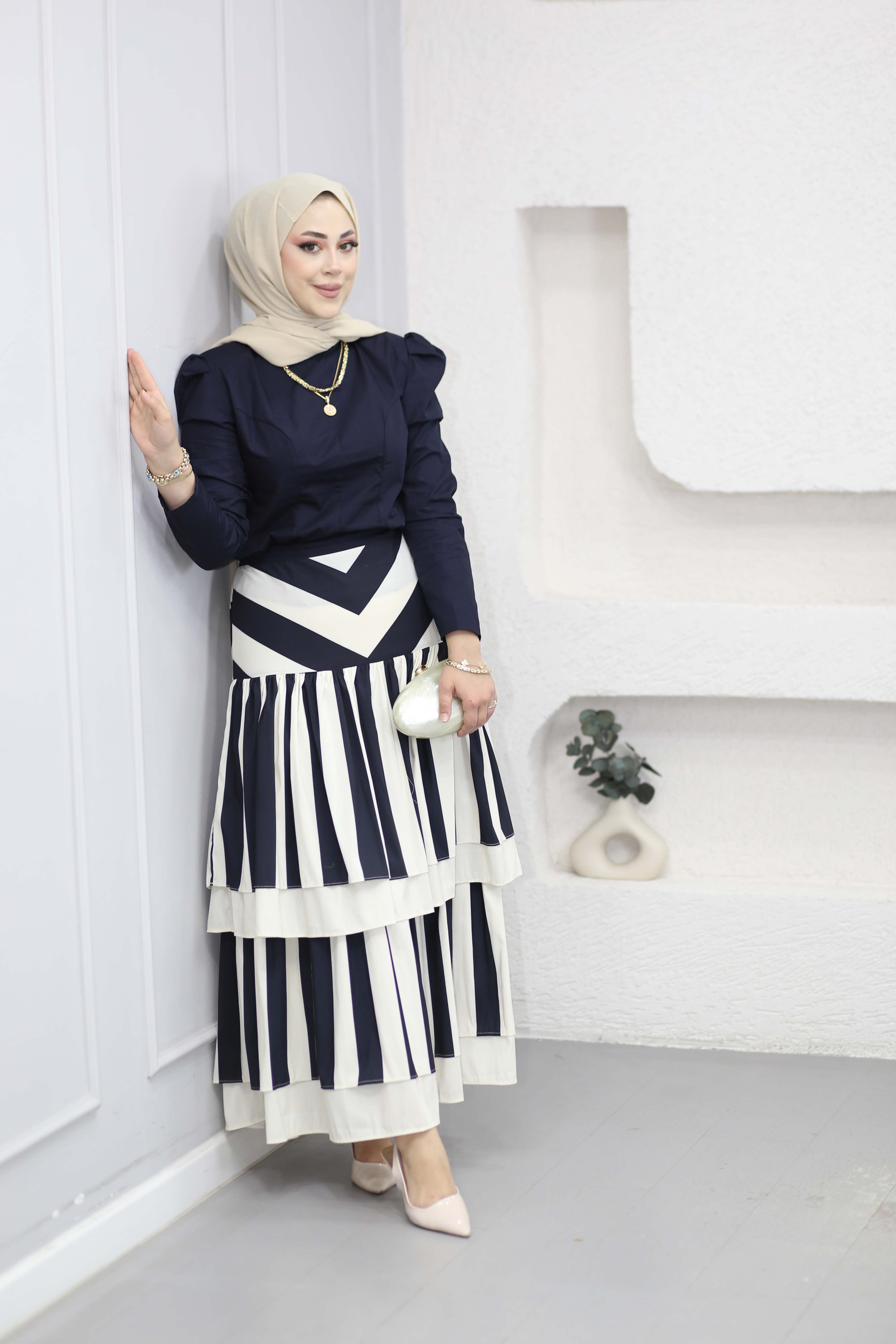 Betty Takım Lacivert 5801