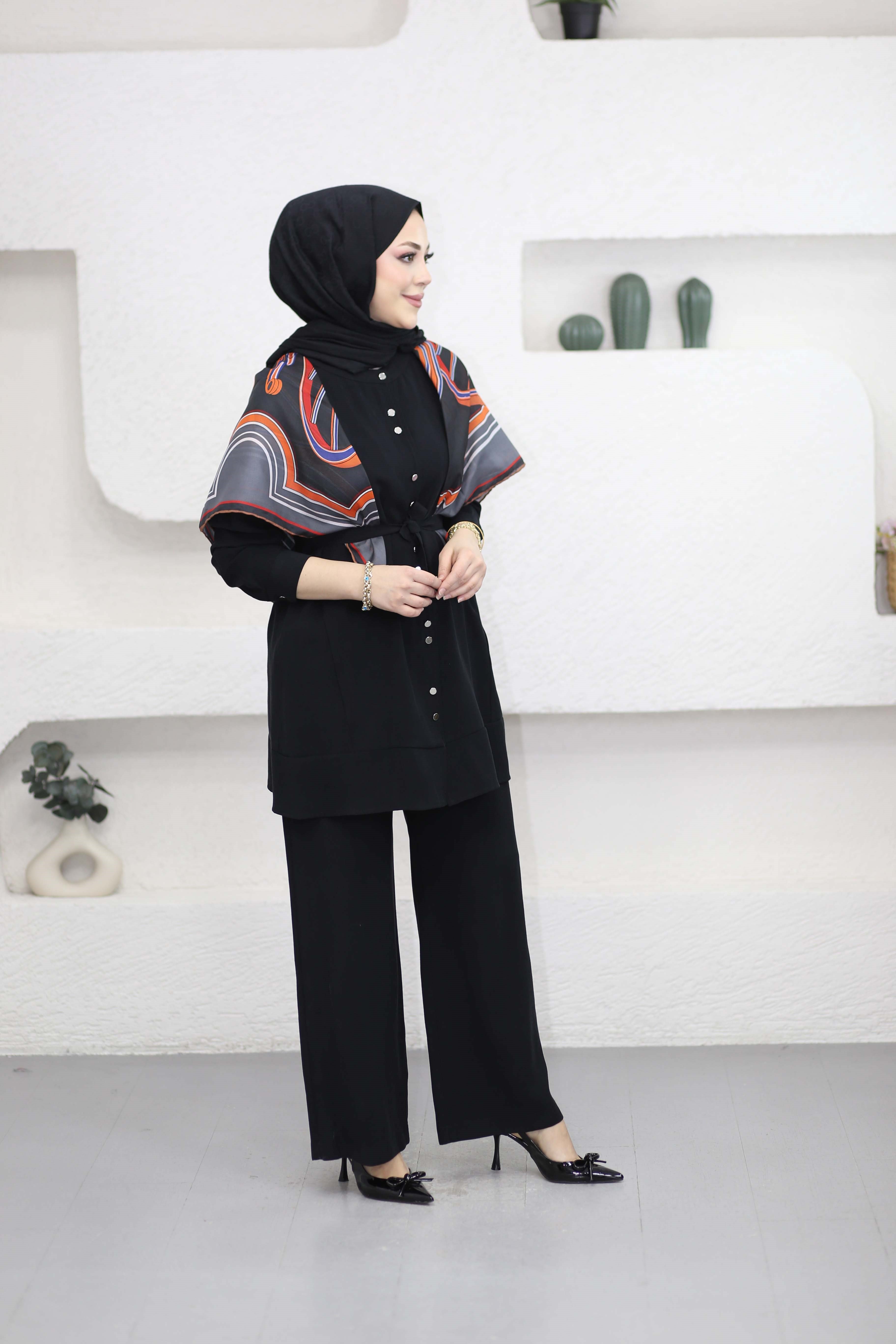 Aslı Takım Siyah 7532
