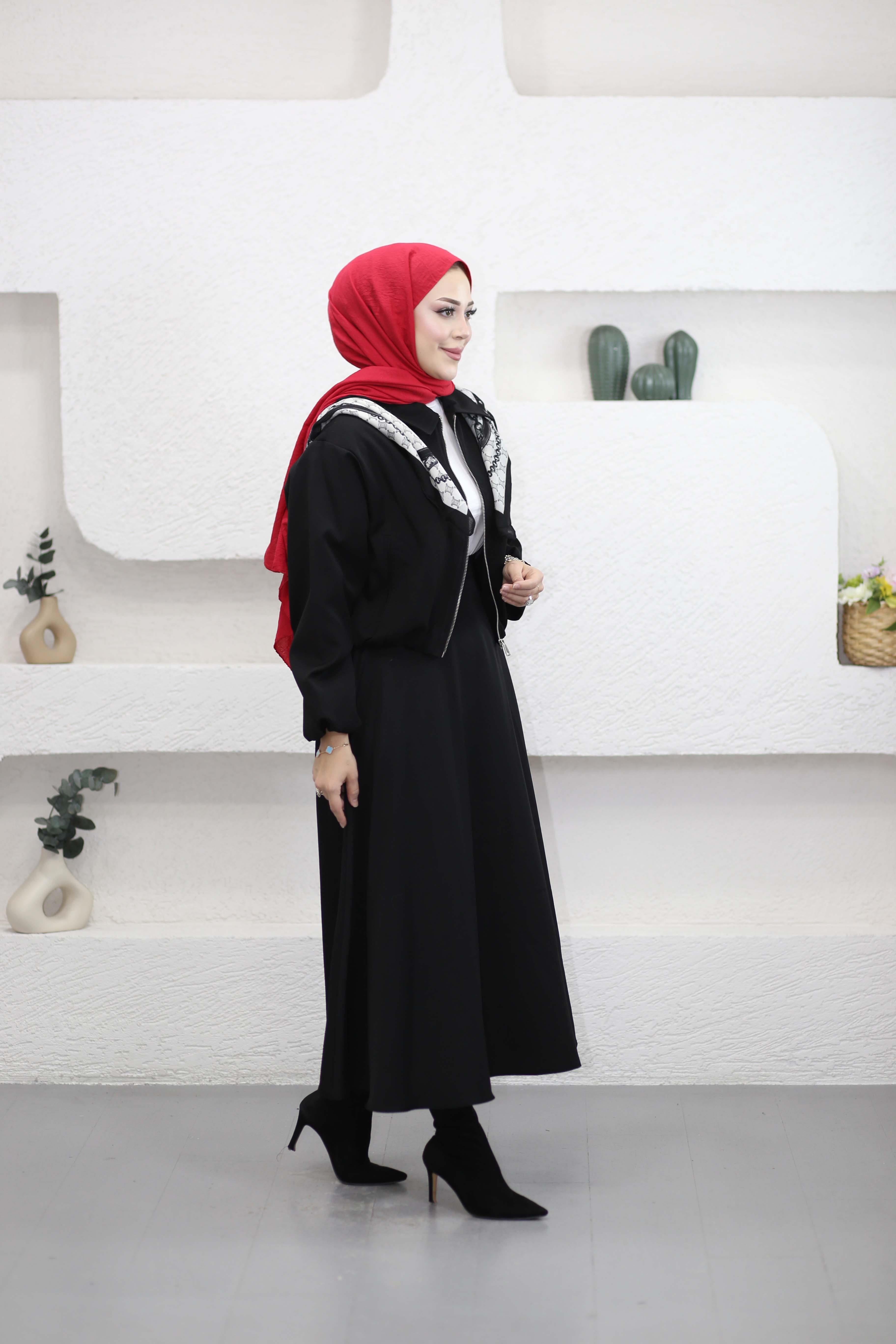 Bomber Etek Takım Siyah 8424