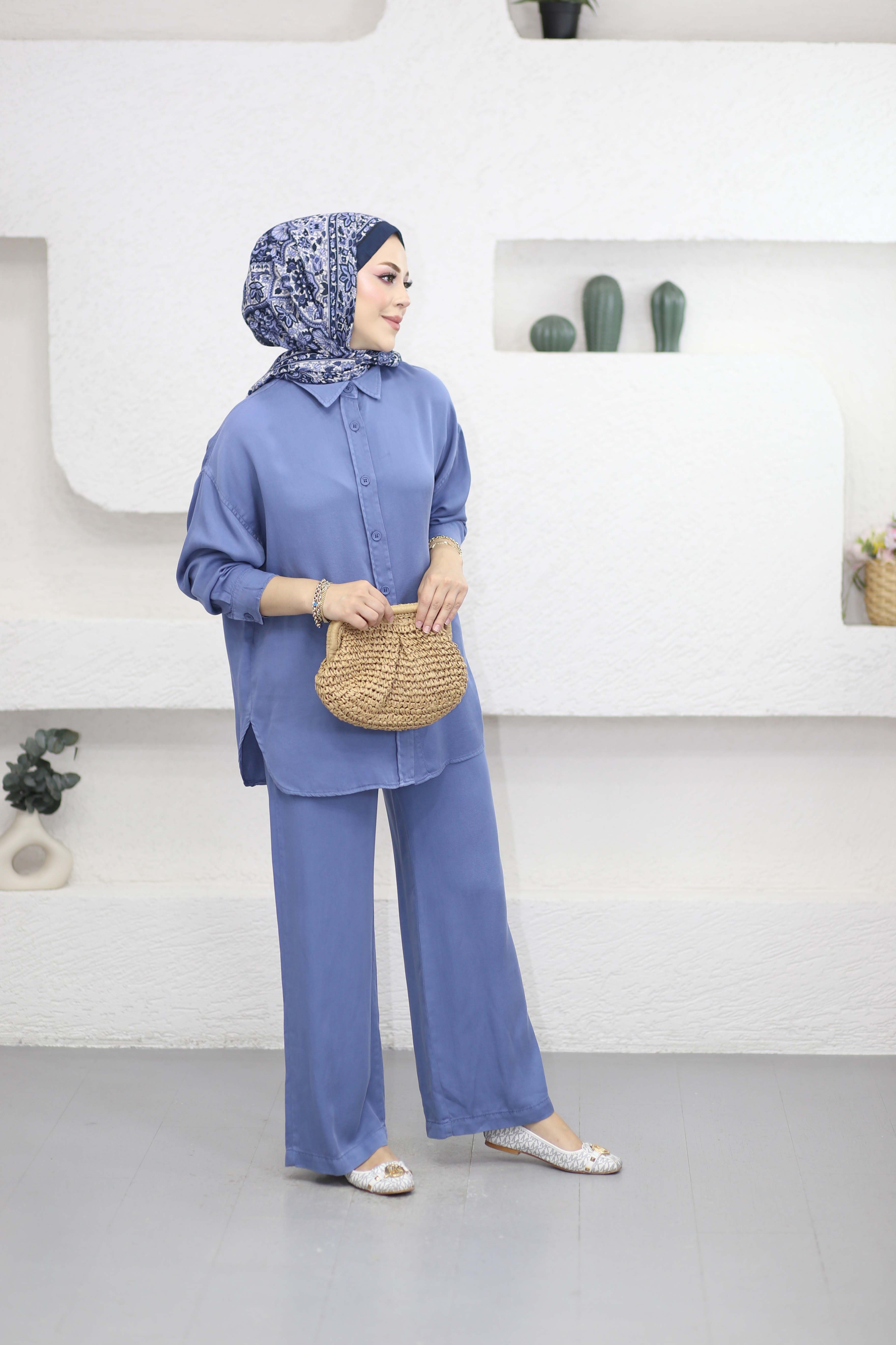 Sena Denim Takım Mavi 7415