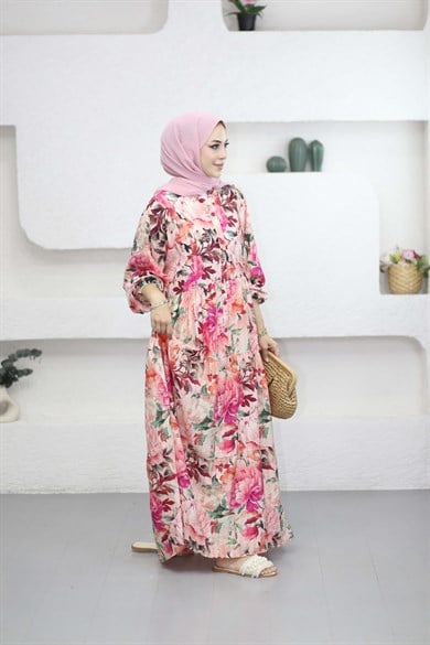 Gül Elbise Pembe 5012