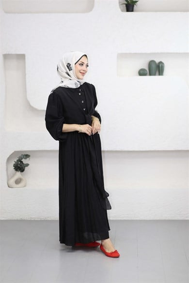 Lilyum Elbise Siyah 5533