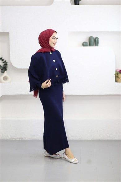 Saldo Ceketli Elbise Lacivert 25880